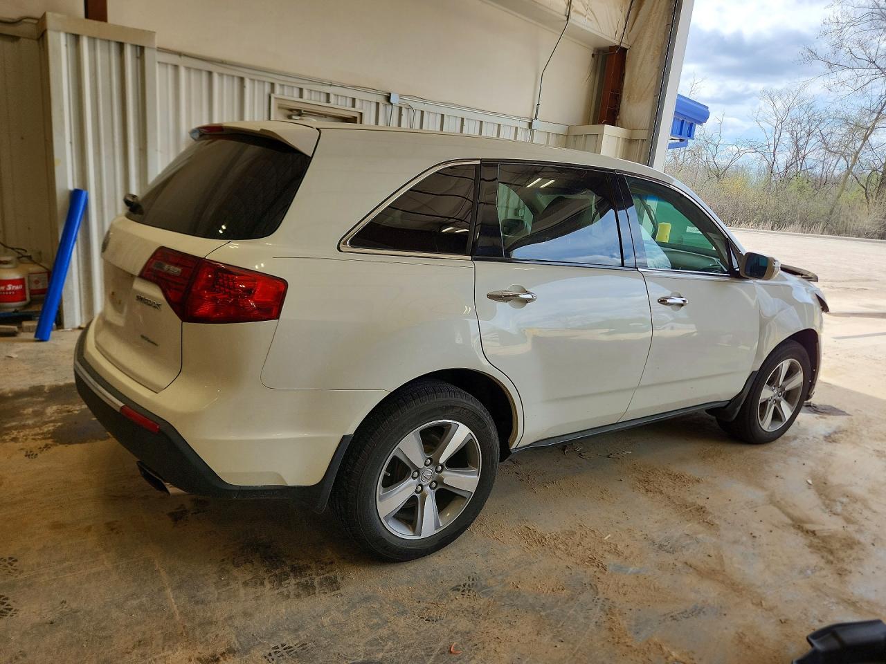 2011 Acura Mdx White vin: 2HNYD2H21BH527773