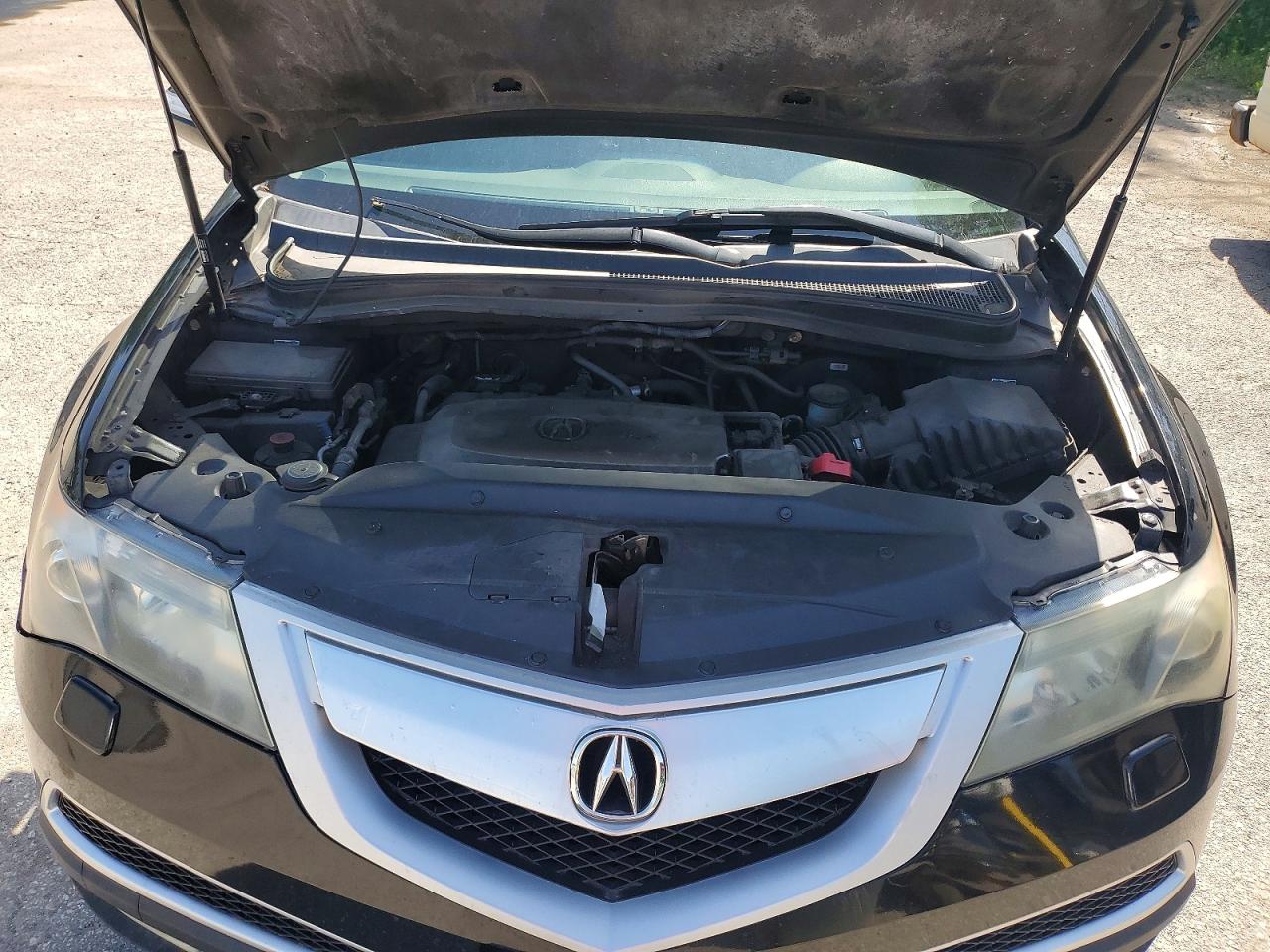 2012 Acura Mdx Black vin: 2HNYD2H21CH004979