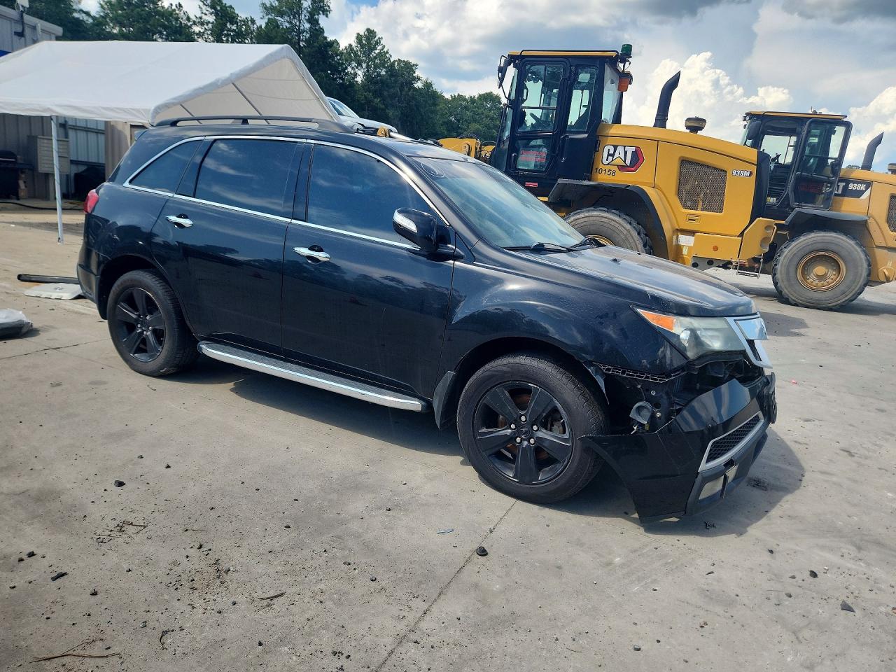 2012 Acura Mdx Black vin: 2HNYD2H21CH503183