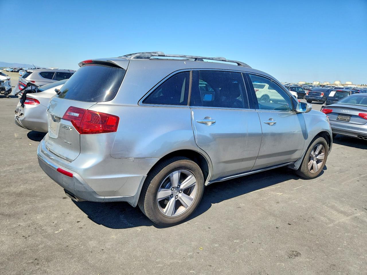 2012 Acura Mdx Silver vin: 2HNYD2H21CH511624