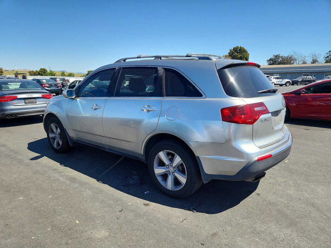 2012 Acura Mdx Silver vin: 2HNYD2H21CH511624