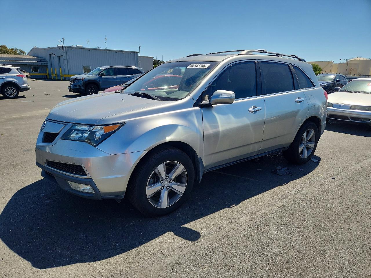 2012 Acura Mdx Silver vin: 2HNYD2H21CH511624