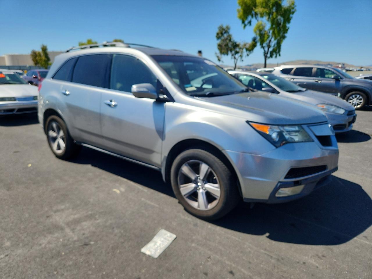 2012 Acura Mdx Silver vin: 2HNYD2H21CH511624