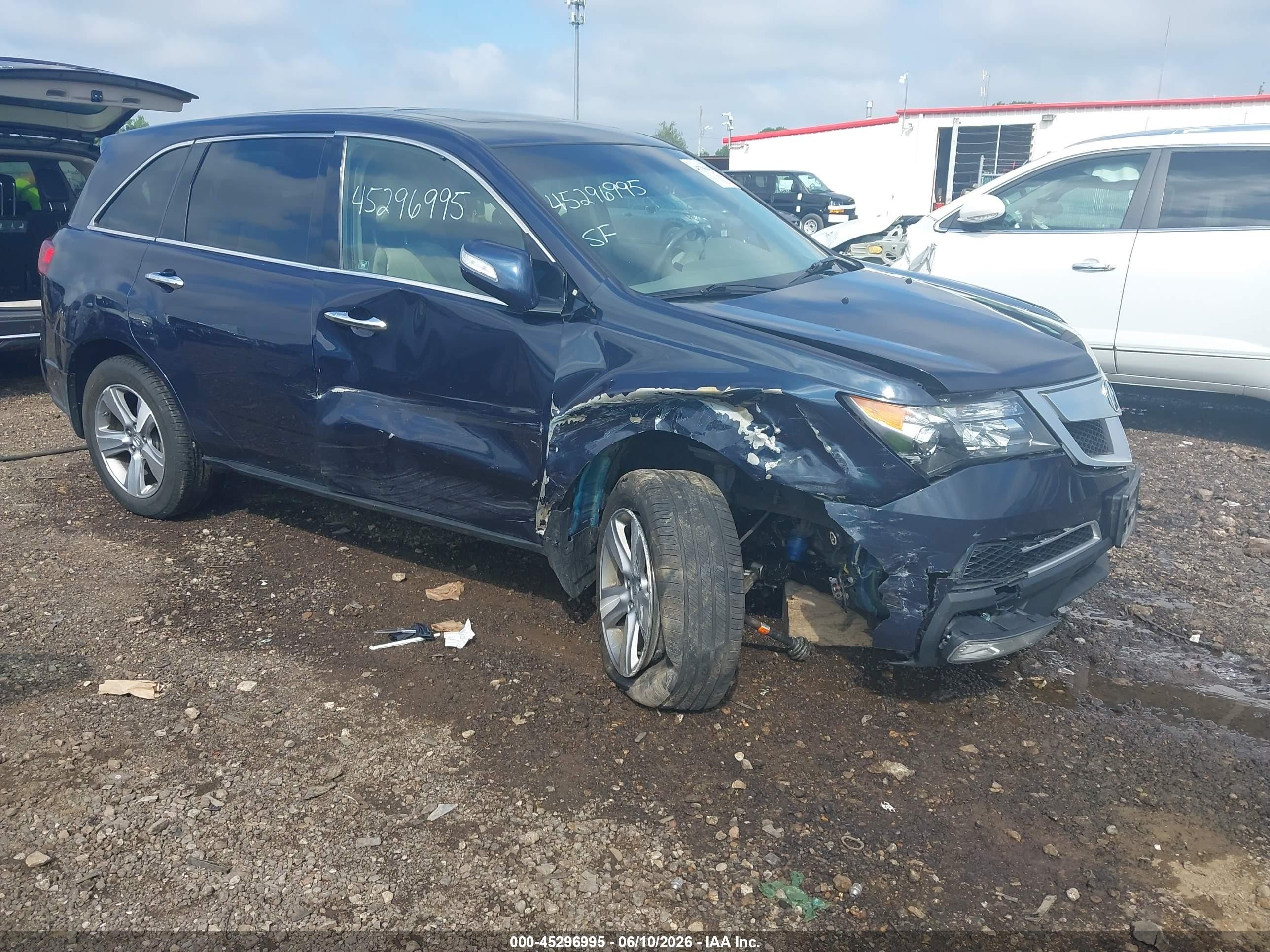 2012 Acura Mdx   Black vin: 2HNYD2H21CH530481