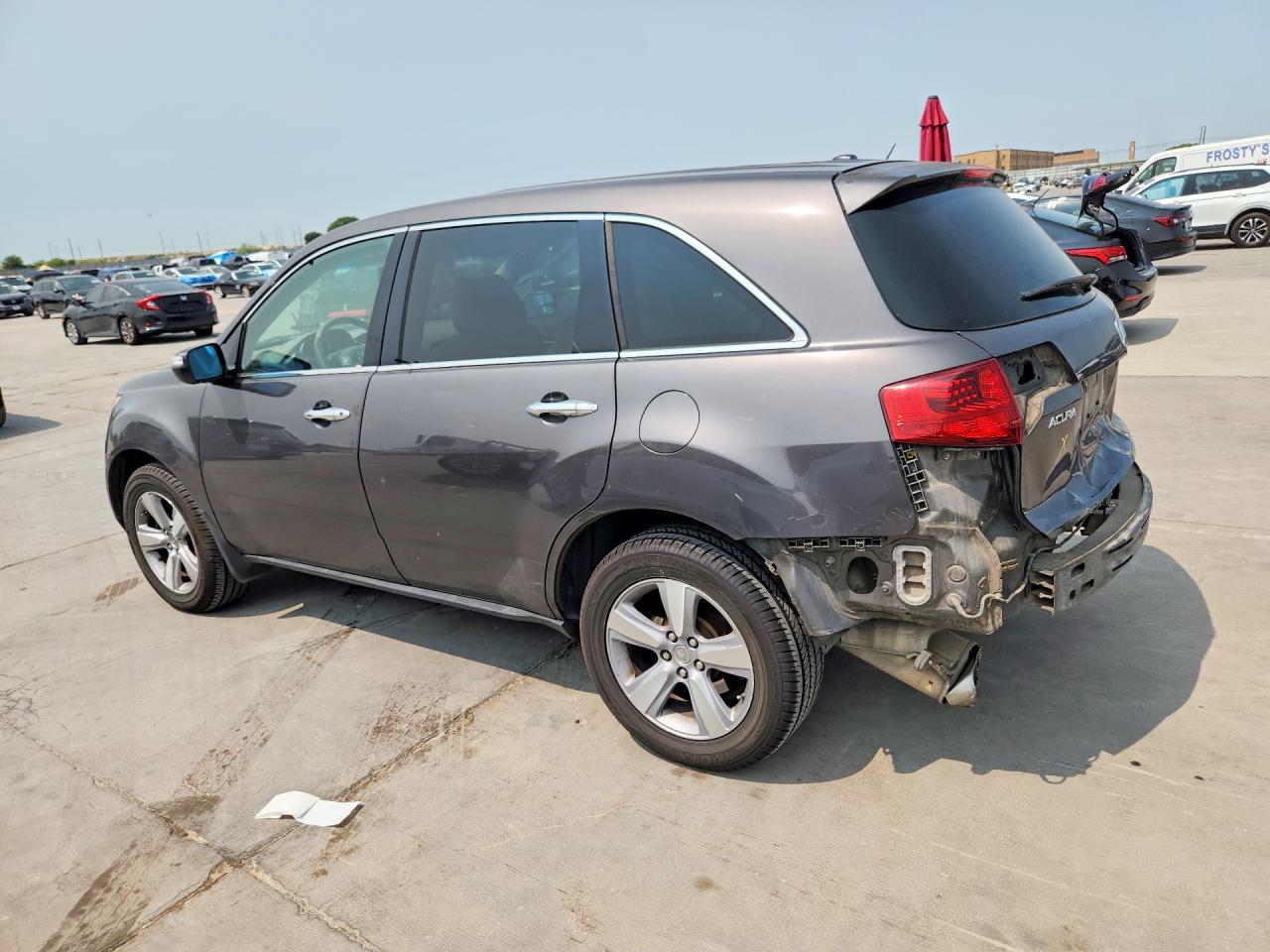 2012 Acura Mdx Gray vin: 2HNYD2H21CH538242