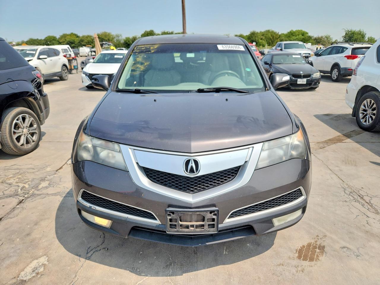 2012 Acura Mdx Gray vin: 2HNYD2H21CH538242