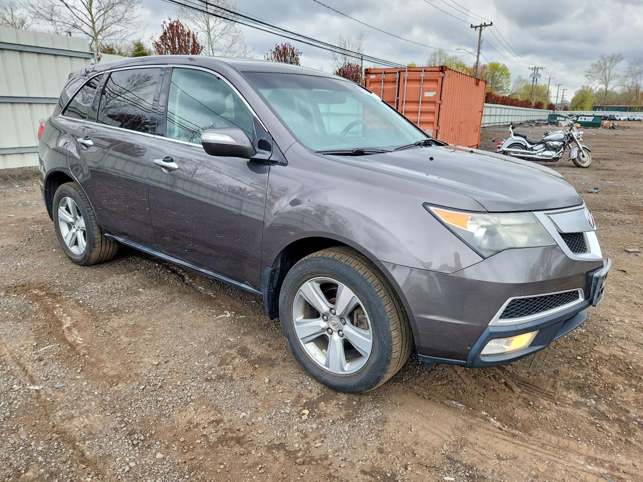 2012 Acura Mdx Gray vin: 2HNYD2H21CH548074