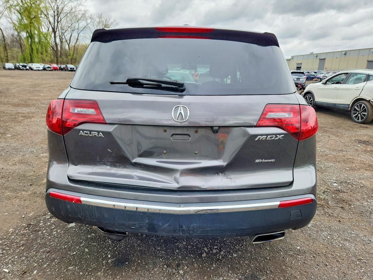 2012 Acura Mdx Gray vin: 2HNYD2H21CH548074