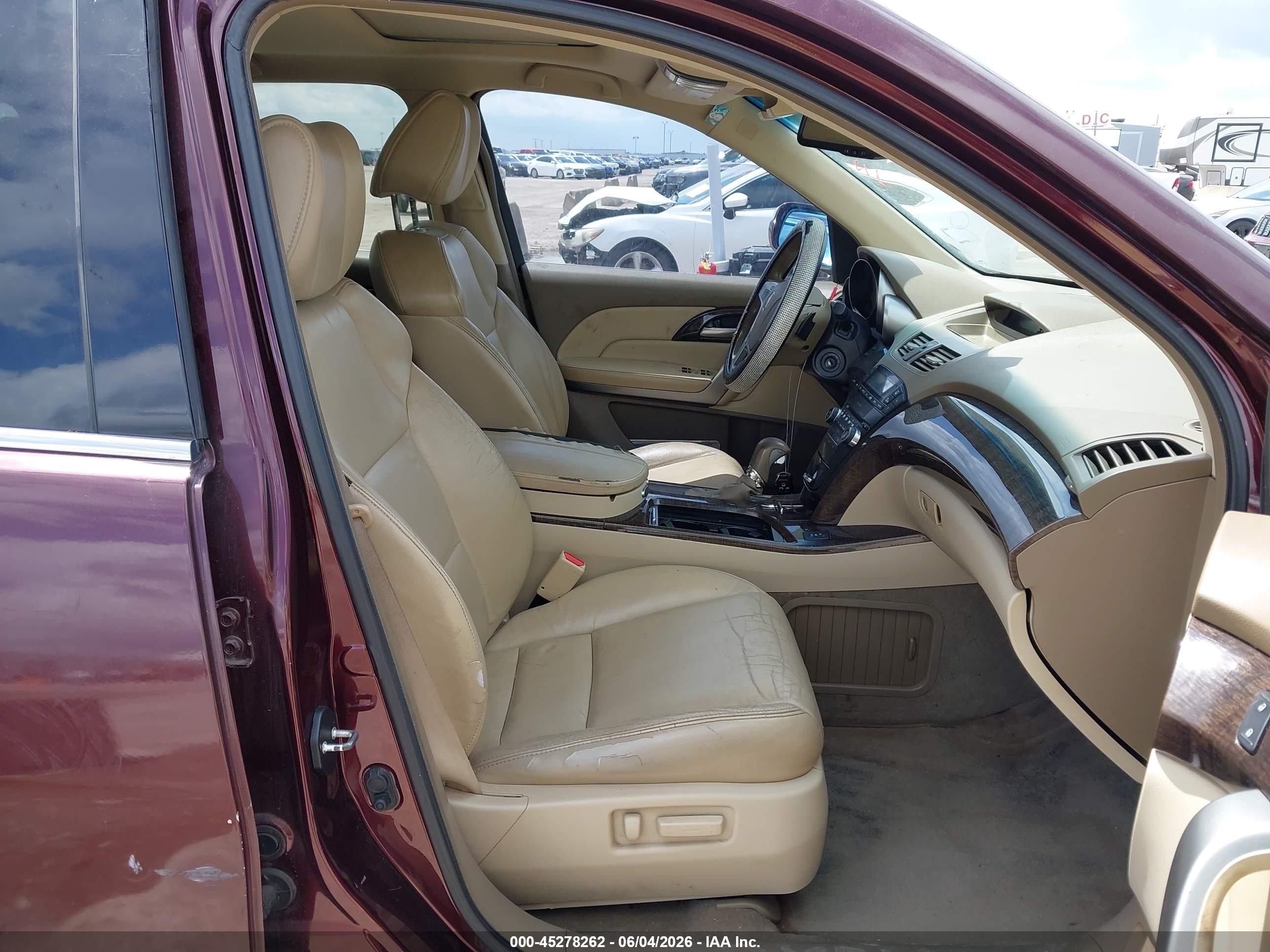 2013 Acura Mdx   Темно-бордовый vin: 2HNYD2H21DH503492