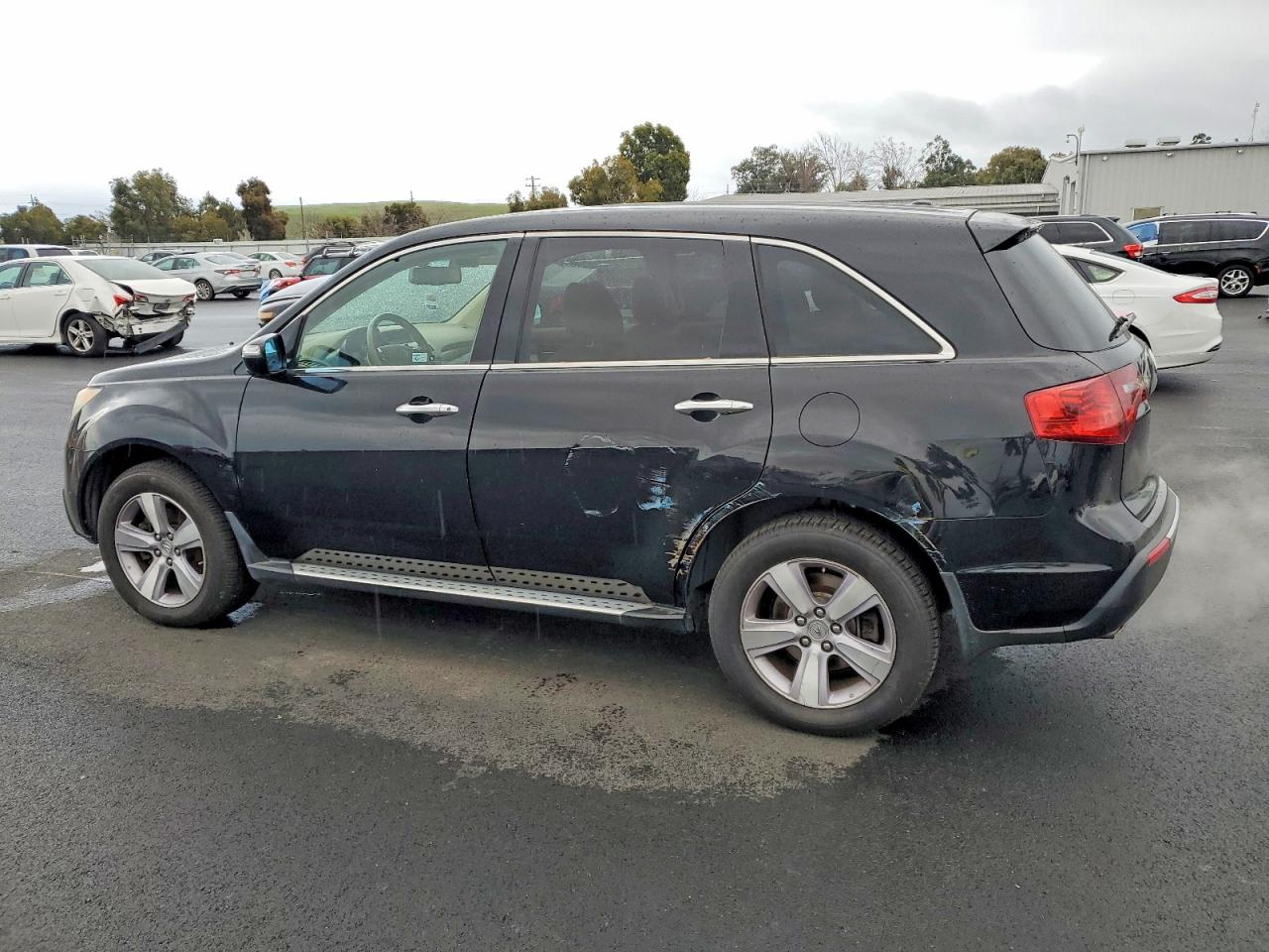 2013 Acura Mdx Черный vin: 2HNYD2H21DH504609