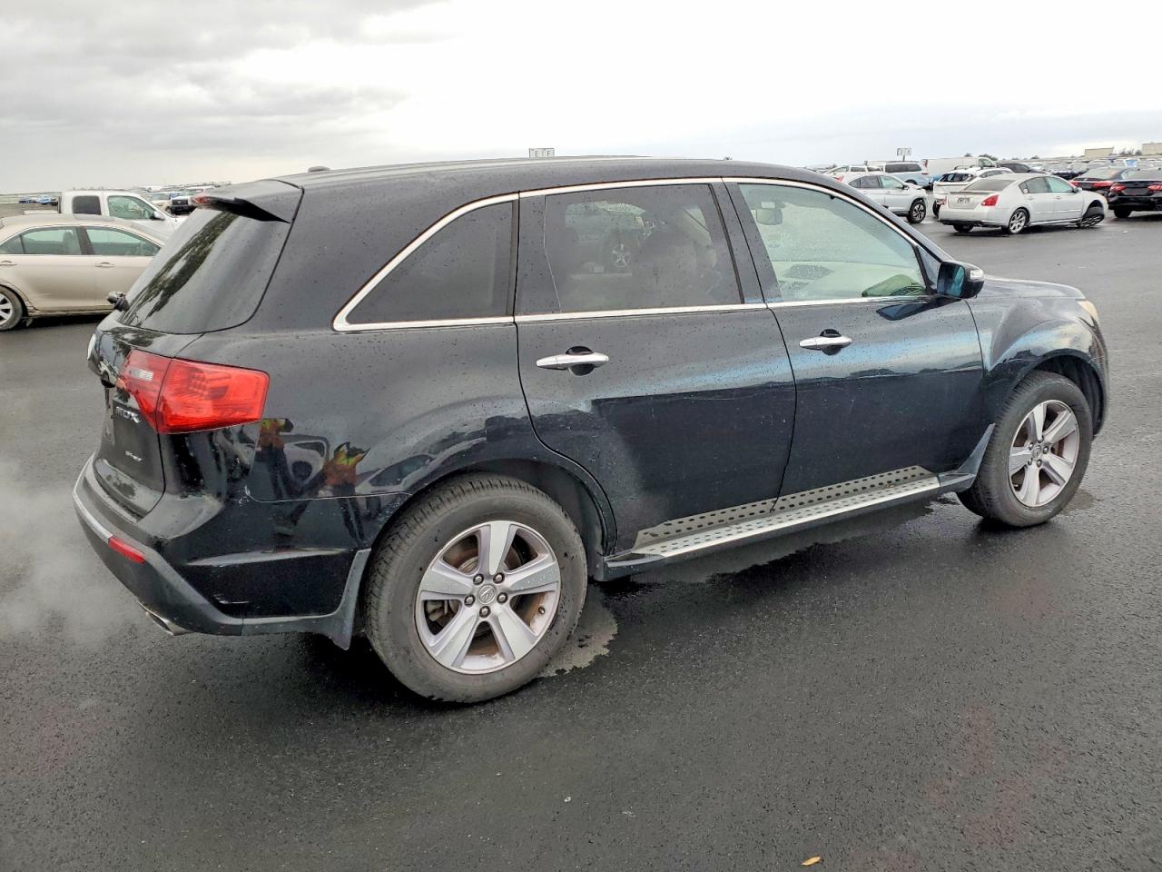 2013 Acura Mdx Черный vin: 2HNYD2H21DH504609