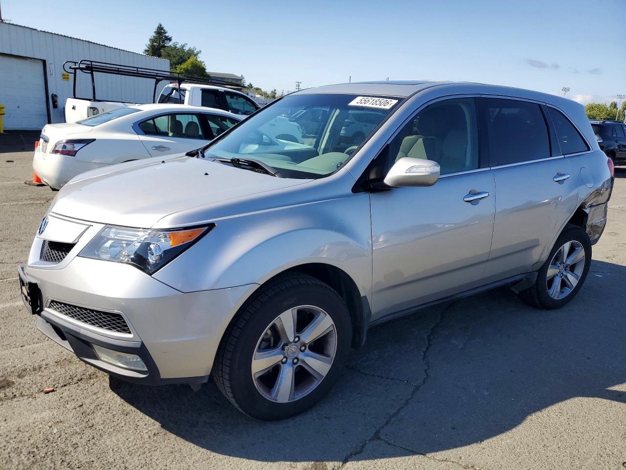 2013 Acura Mdx Silver vin: 2HNYD2H21DH505212