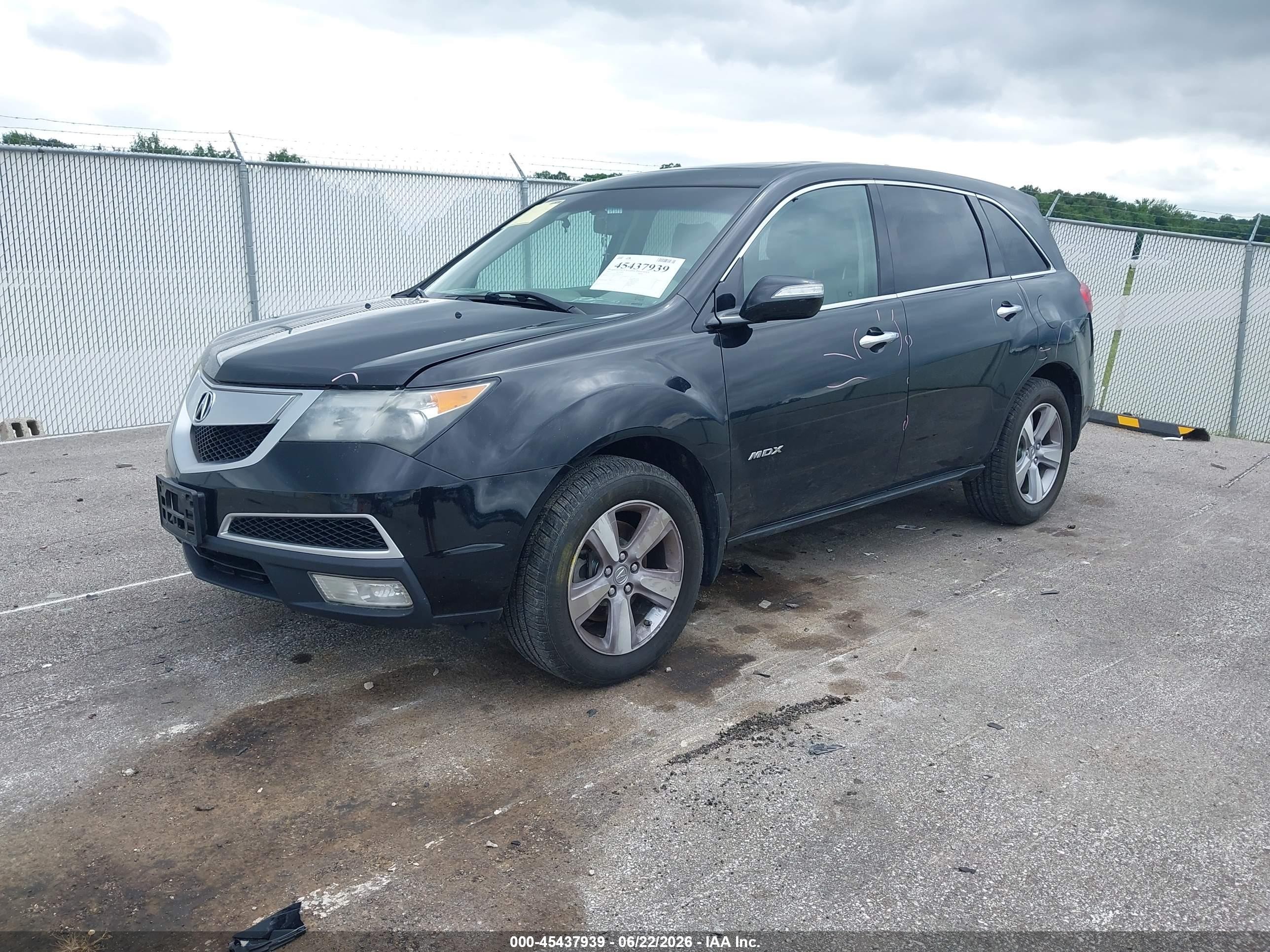 2013 Acura Mdx   Black vin: 2HNYD2H21DH506912