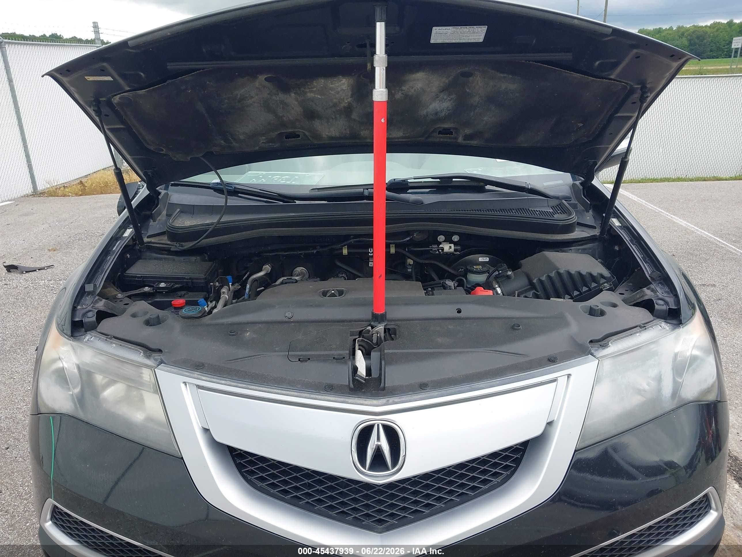 2013 Acura Mdx   Black vin: 2HNYD2H21DH506912