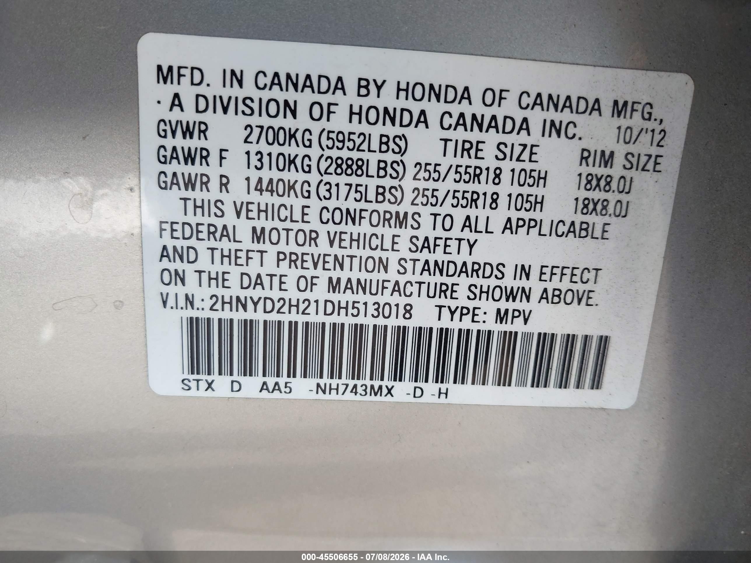 2013 Acura Mdx   Silver vin: 2HNYD2H21DH513018