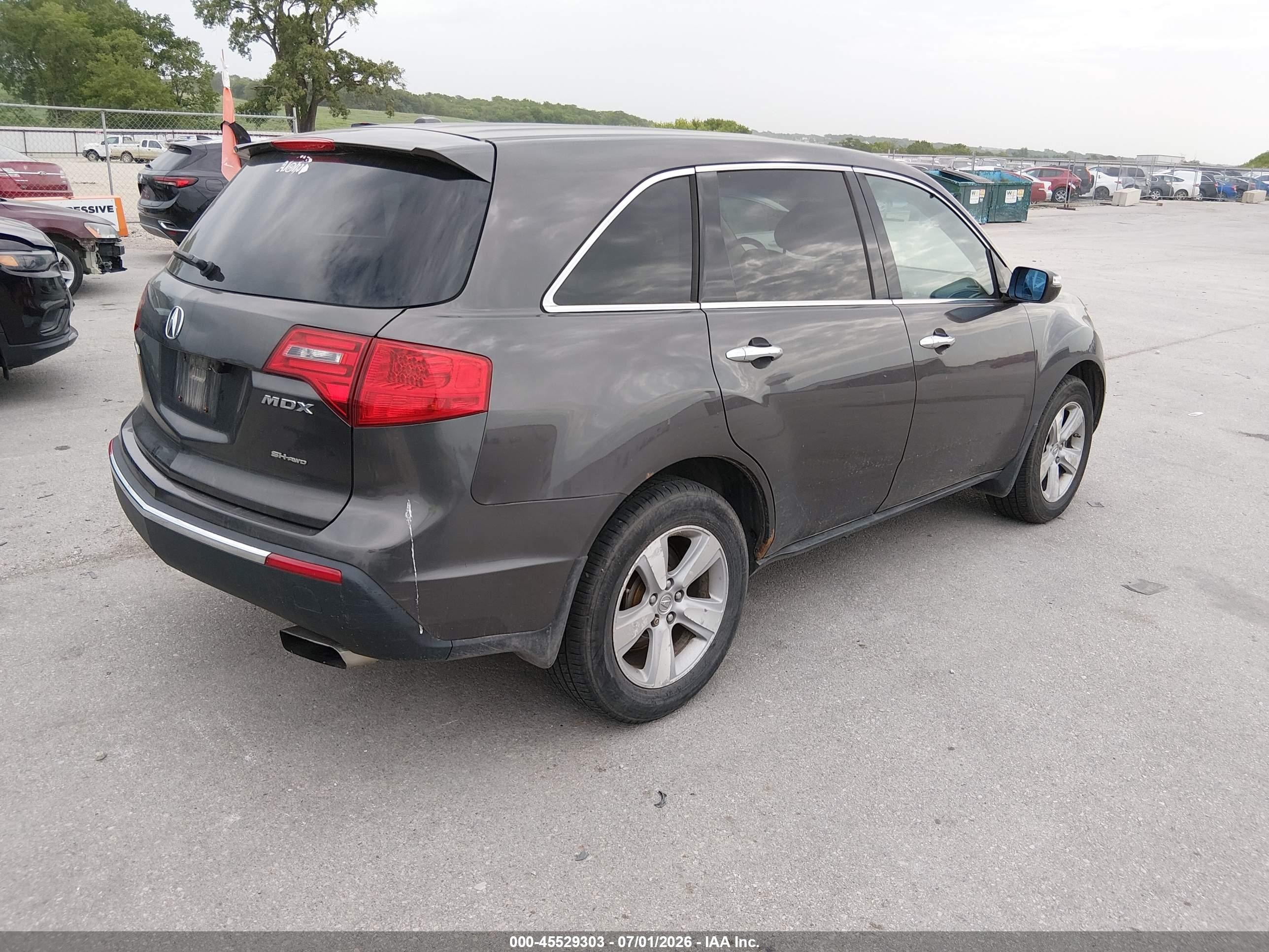 2010 Acura Mdx   Серый vin: 2HNYD2H22AH519826