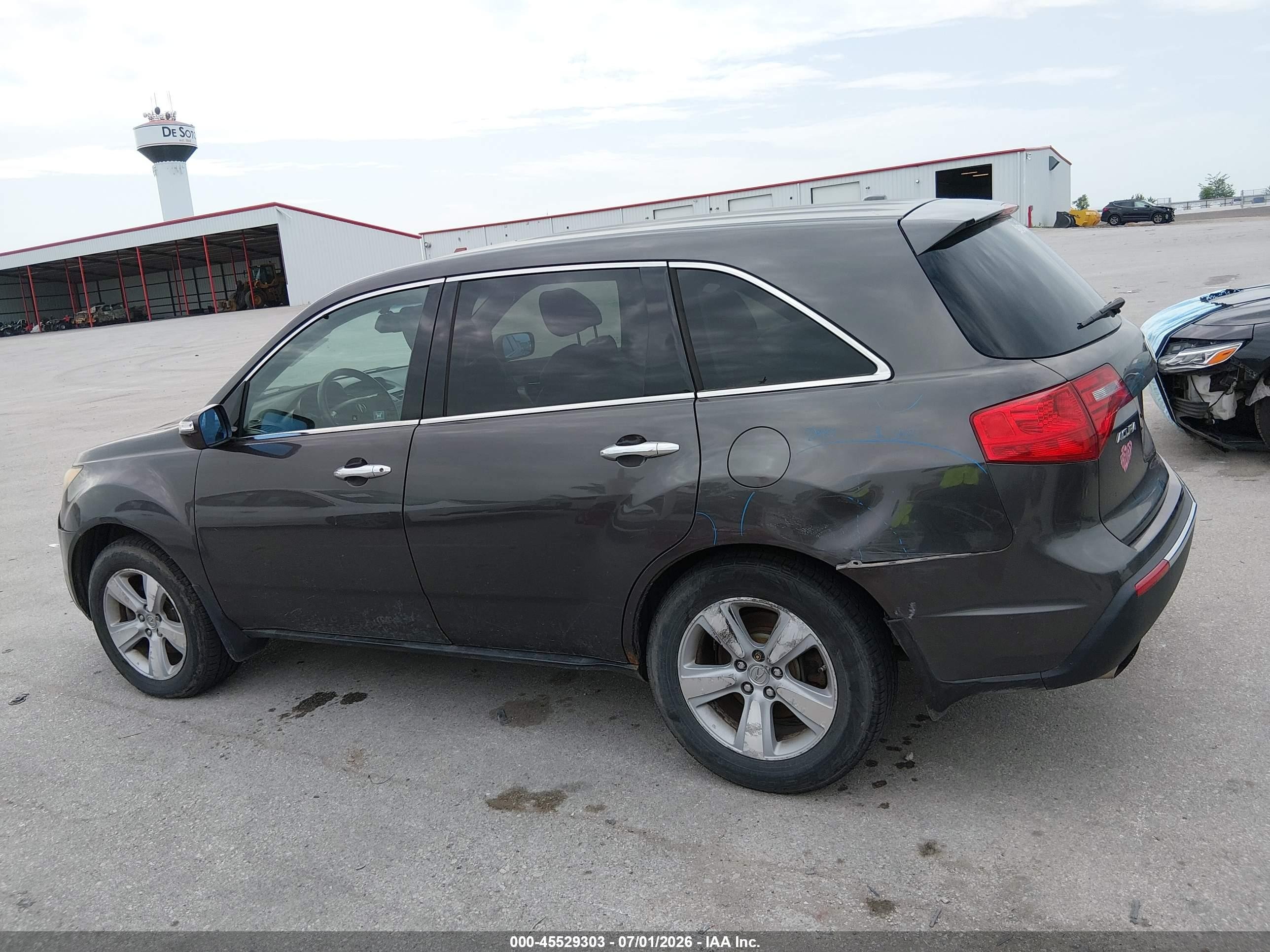 2010 Acura Mdx   Серый vin: 2HNYD2H22AH519826