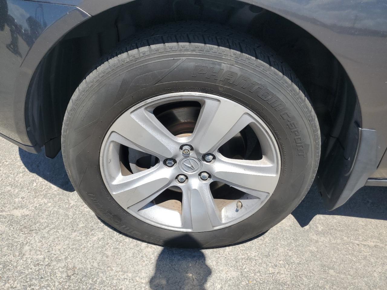 2011 Acura Mdx Gray vin: 2HNYD2H22BH508682 Damage: Left Front Wheel, Curb Rash, > 12 Inches
