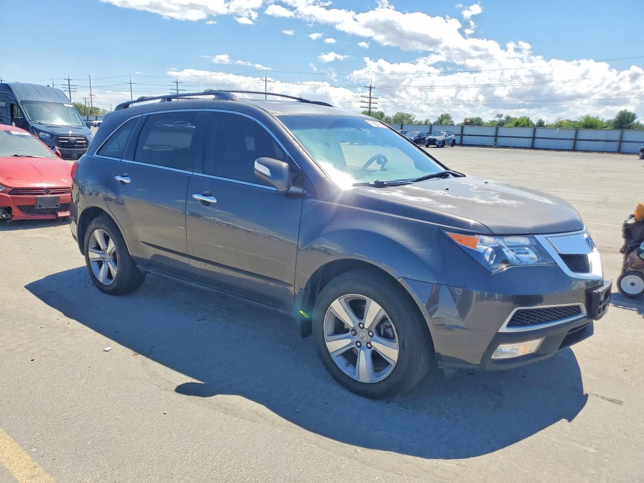 2011 Acura Mdx Gray vin: 2HNYD2H22BH508682