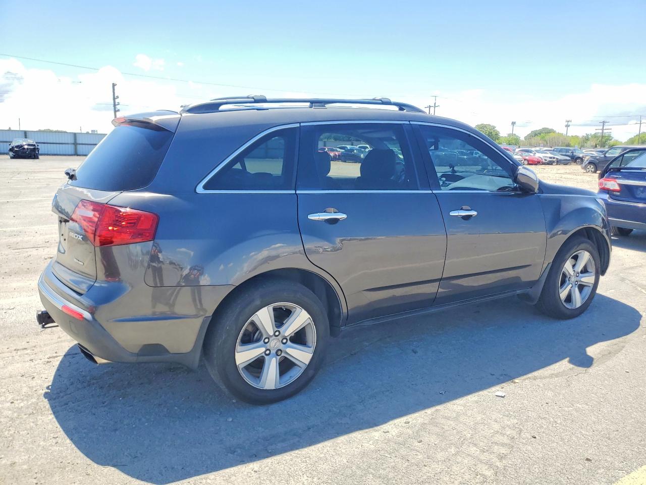 2011 Acura Mdx Gray vin: 2HNYD2H22BH508682