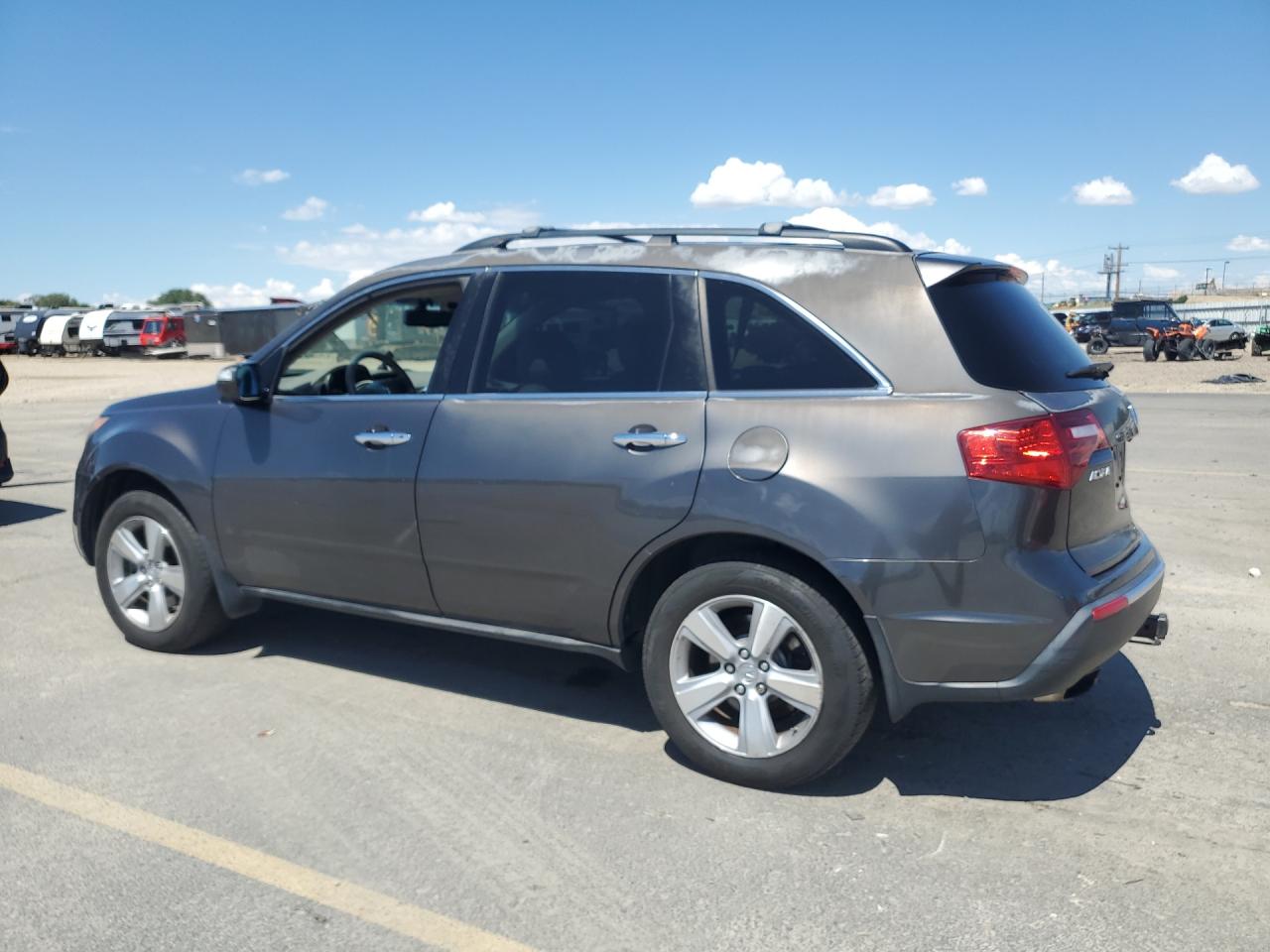2011 Acura Mdx Gray vin: 2HNYD2H22BH508682 Damage: Left Rear Door, Oxidized, > 12 Inches
