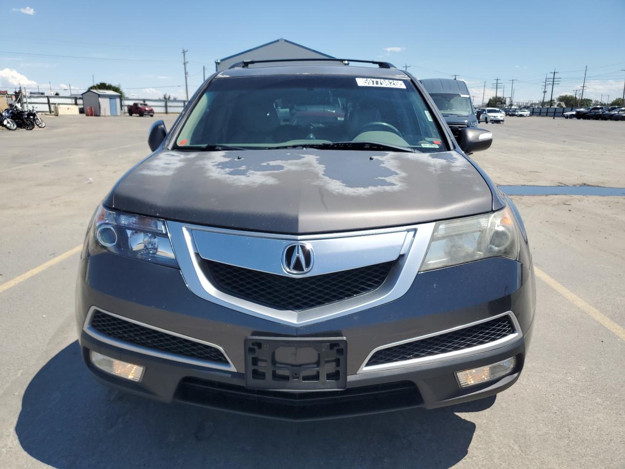 2011 Acura Mdx Gray vin: 2HNYD2H22BH508682 Damage: Hood, Oxidized, > 12 Inches