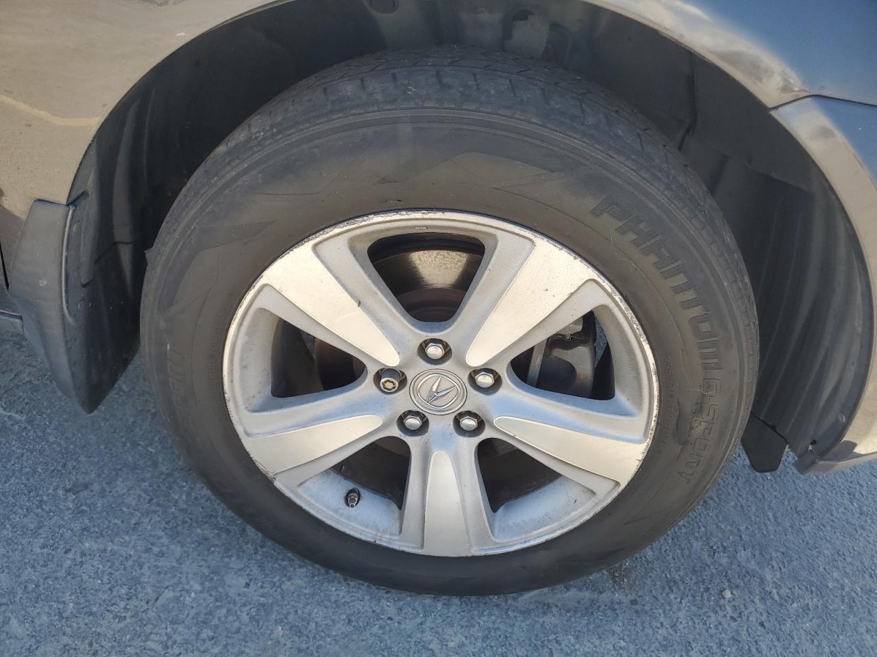 2011 Acura Mdx Gray vin: 2HNYD2H22BH508682 Damage: Right Front Wheel, Curb Rash, > 12 Inches