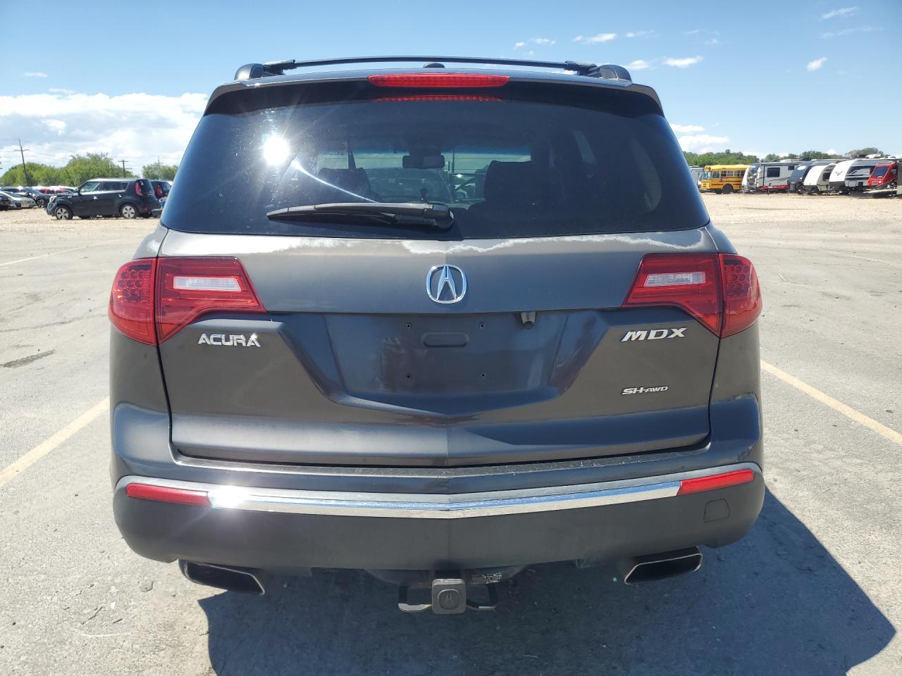 2011 Acura Mdx Gray vin: 2HNYD2H22BH508682 Damage: Lift Gate, Oxidized, > 12 Inches
