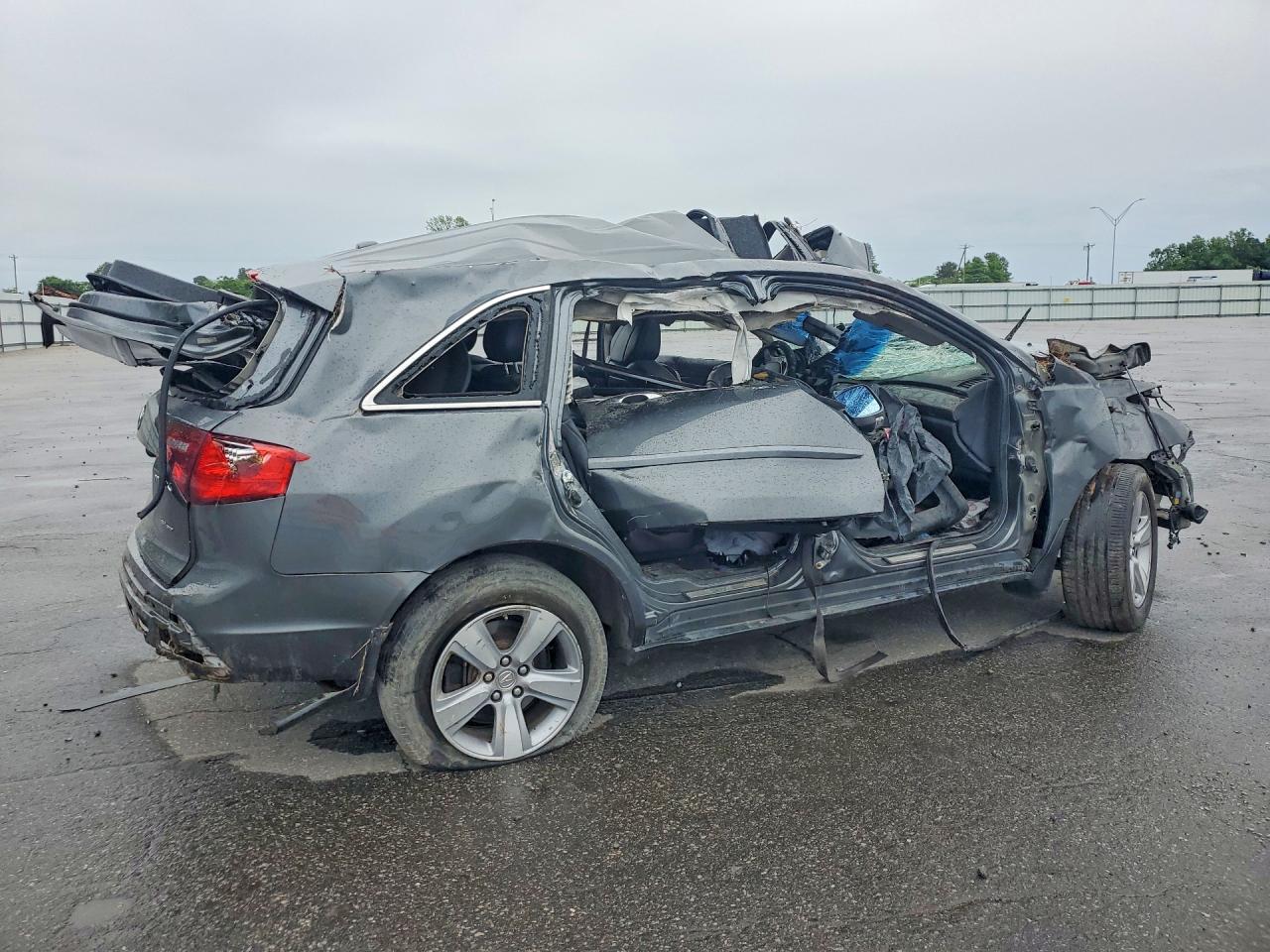 2011 Acura Mdx Gray vin: 2HNYD2H22BH534666