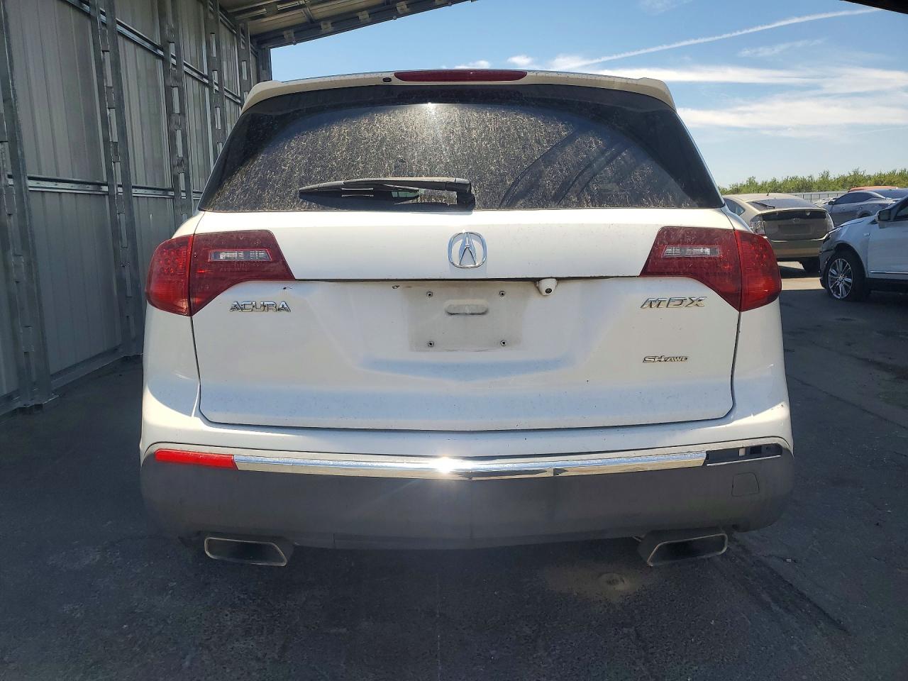 2012 Acura Mdx White vin: 2HNYD2H22CH508019