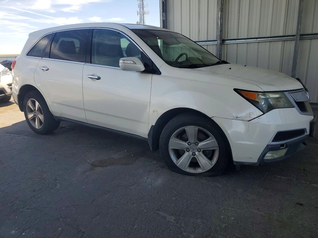 2012 Acura Mdx White vin: 2HNYD2H22CH508019