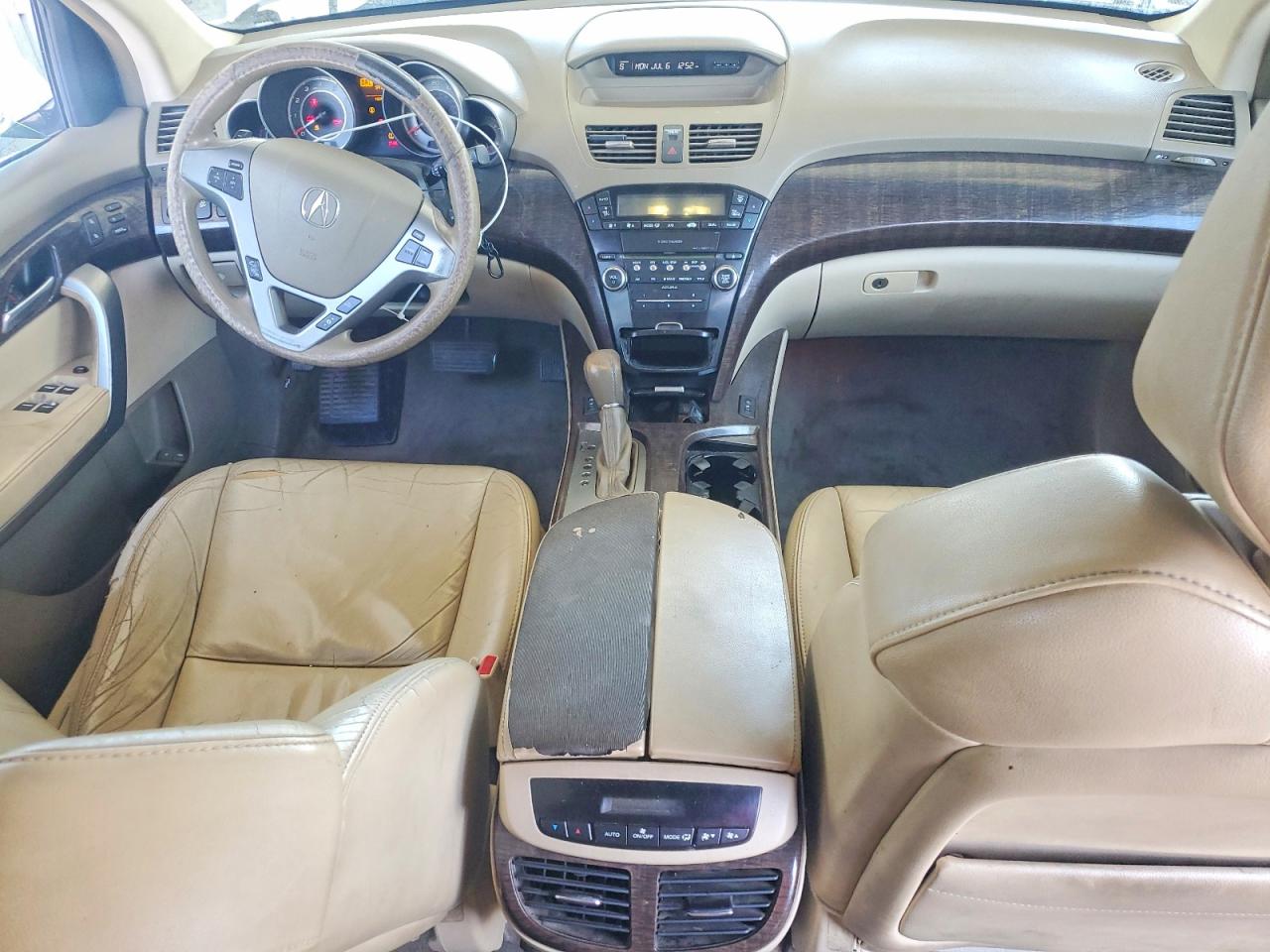 2012 Acura Mdx White vin: 2HNYD2H22CH508019