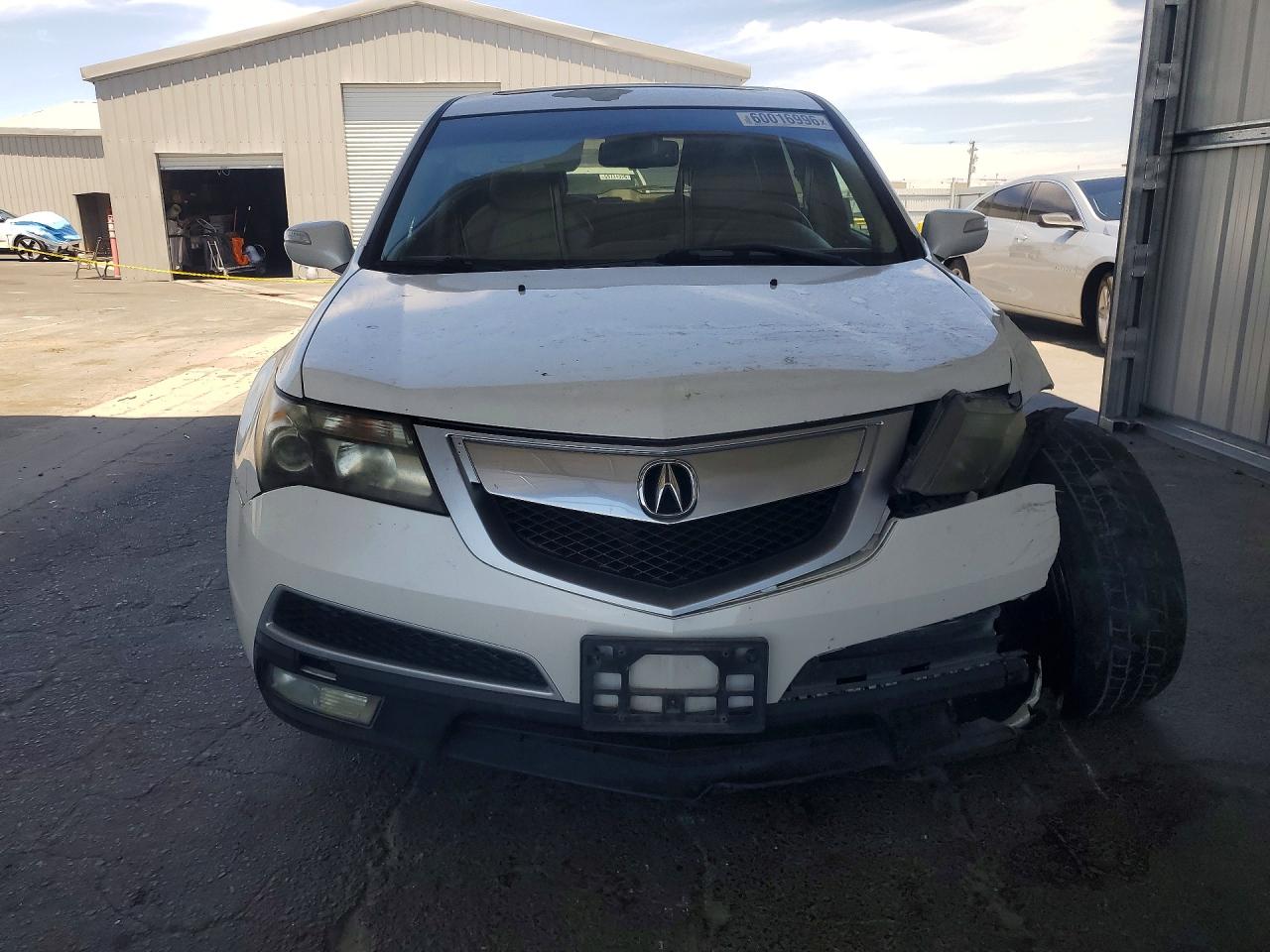 2012 Acura Mdx White vin: 2HNYD2H22CH508019