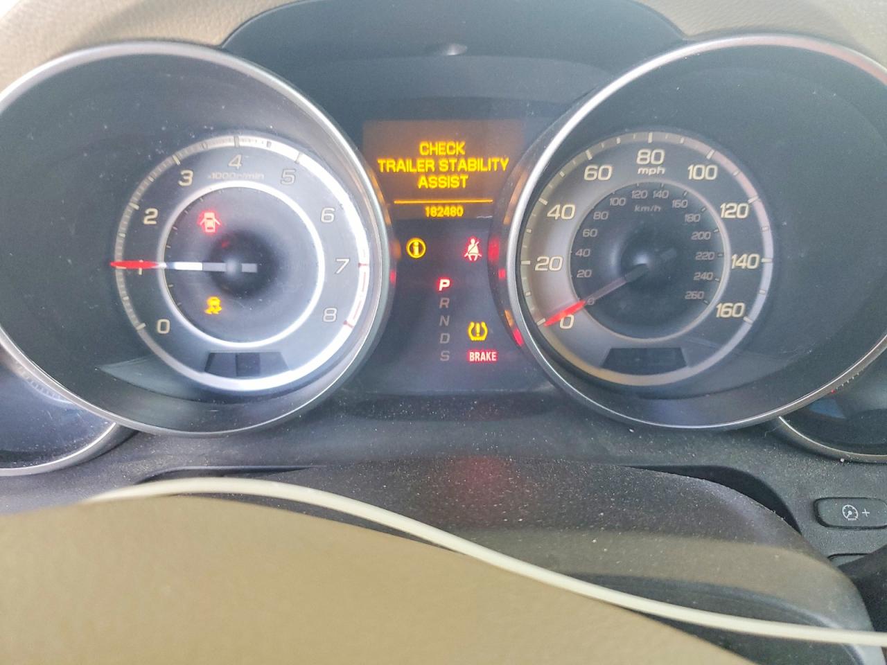 2012 Acura Mdx White vin: 2HNYD2H22CH508019