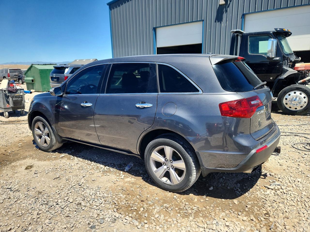 2012 Acura Mdx Gray vin: 2HNYD2H22CH510952