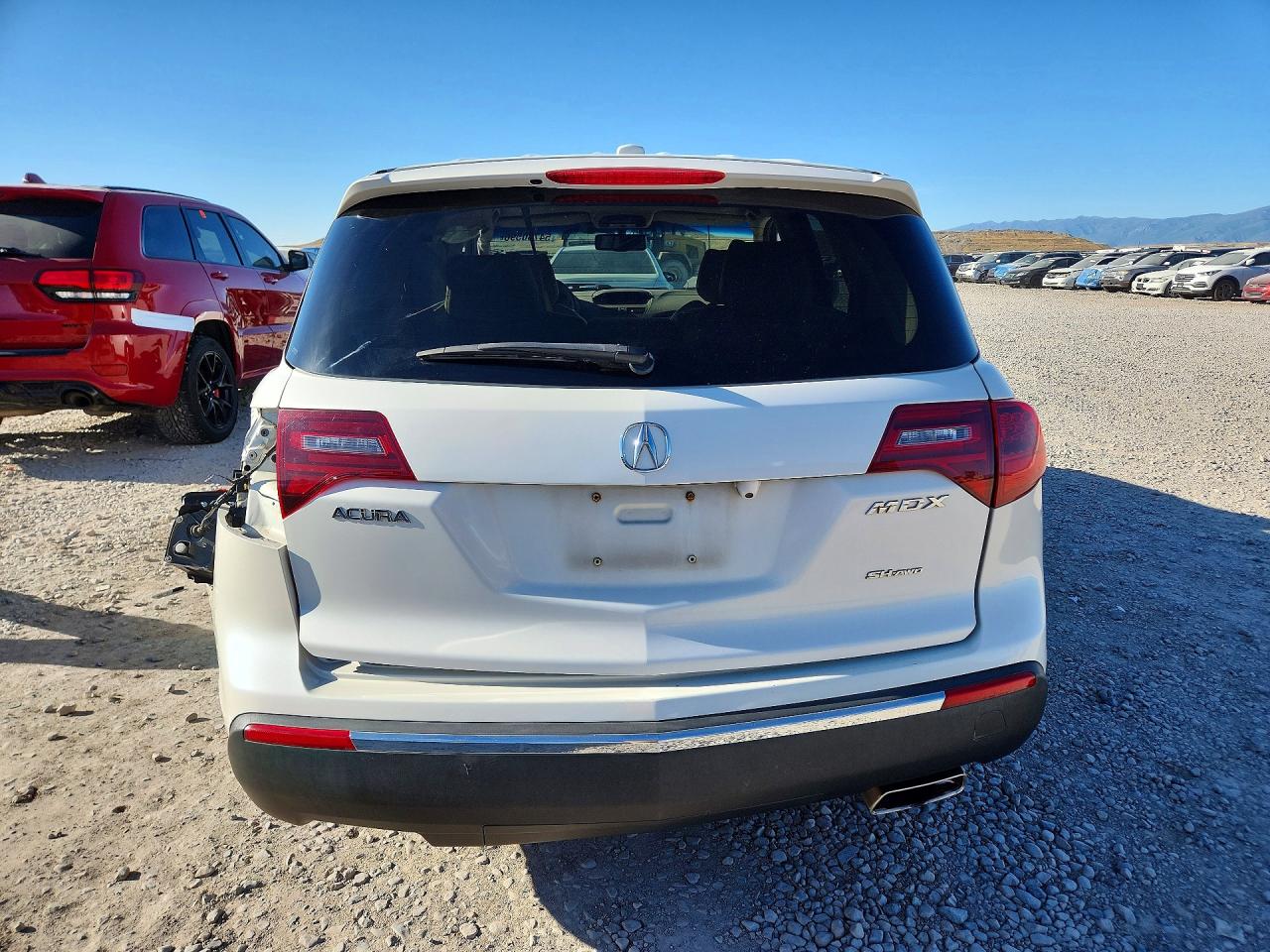 2012 Acura Mdx White vin: 2HNYD2H22CH549752