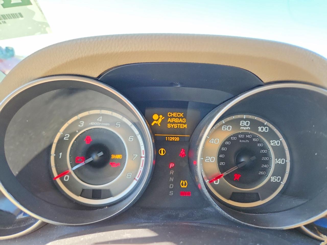 2012 Acura Mdx White vin: 2HNYD2H22CH549752