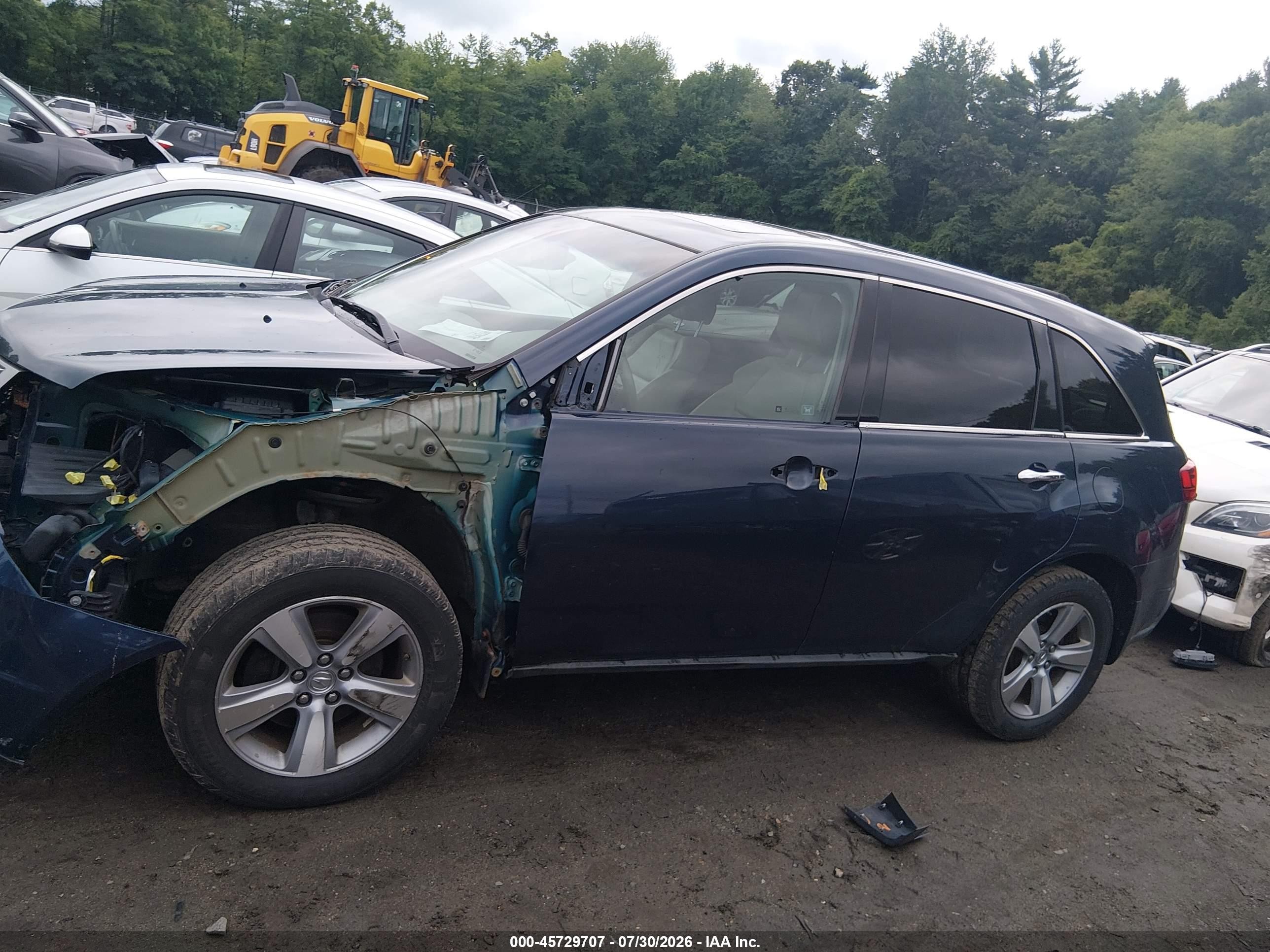 2012 Acura Mdx   Blue vin: 2HNYD2H22CH550576