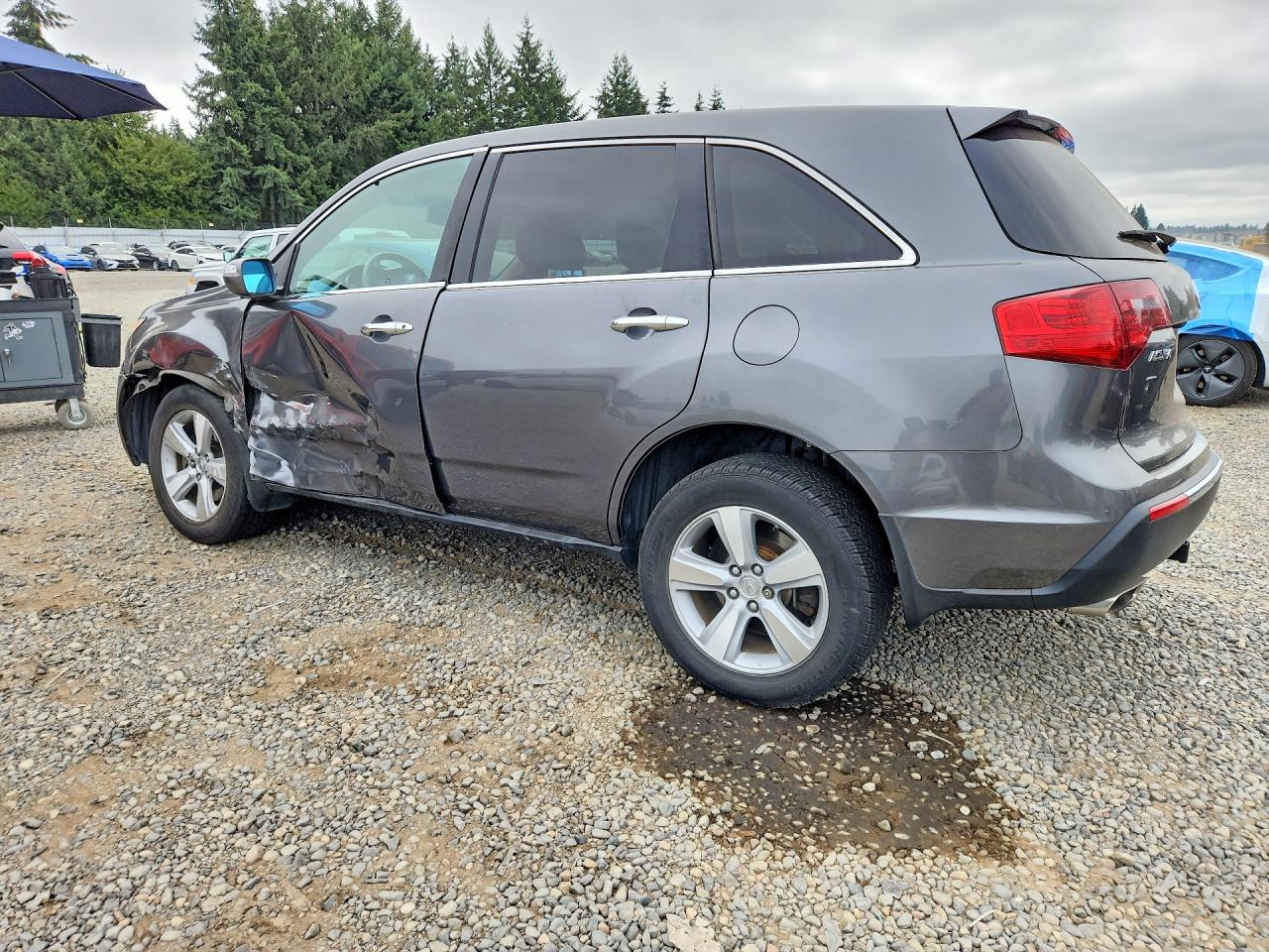 2010 Acura Mdx Gray vin: 2HNYD2H23AH516465