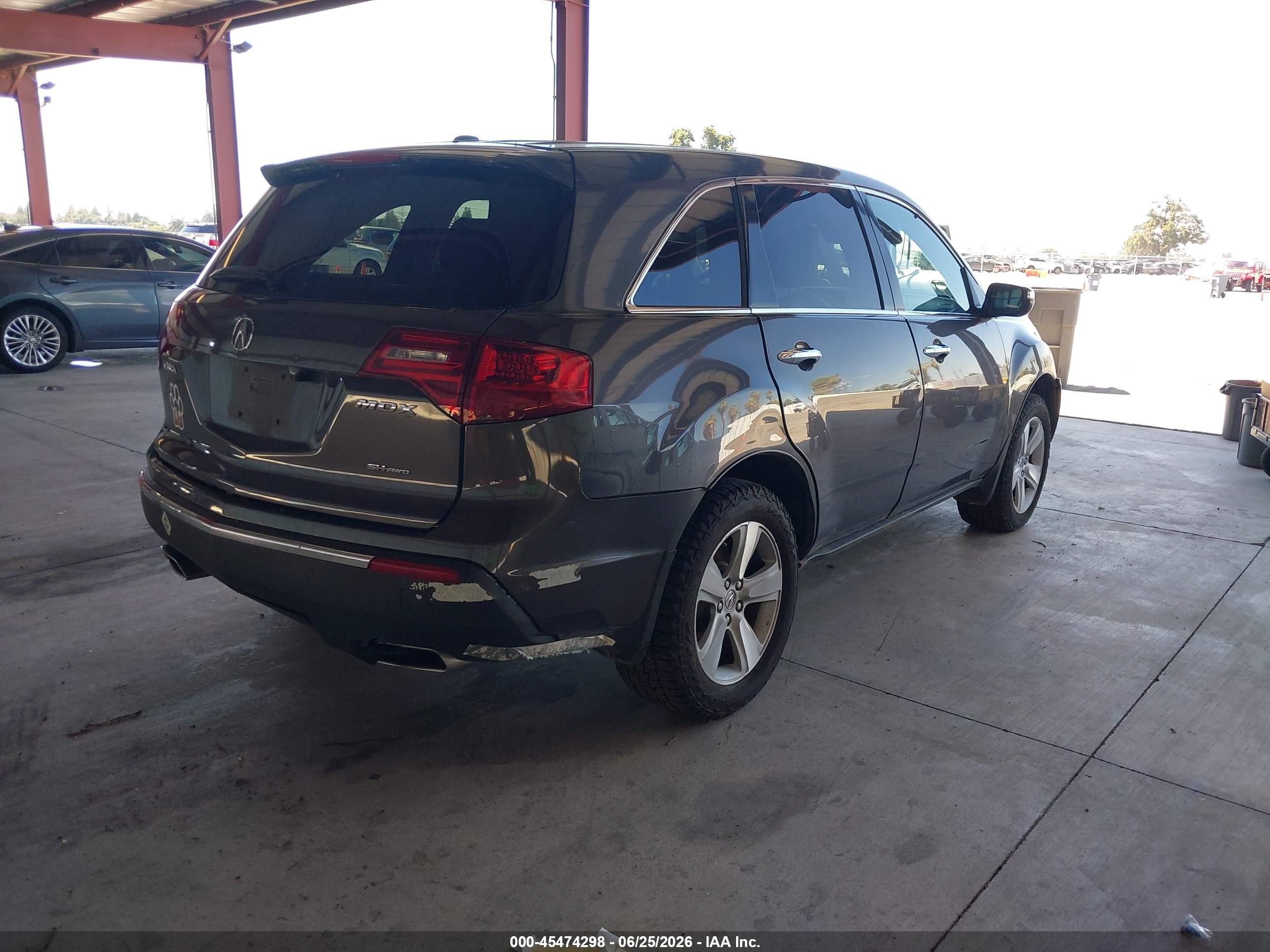 2010 Acura Mdx   Gray vin: 2HNYD2H23AH533069