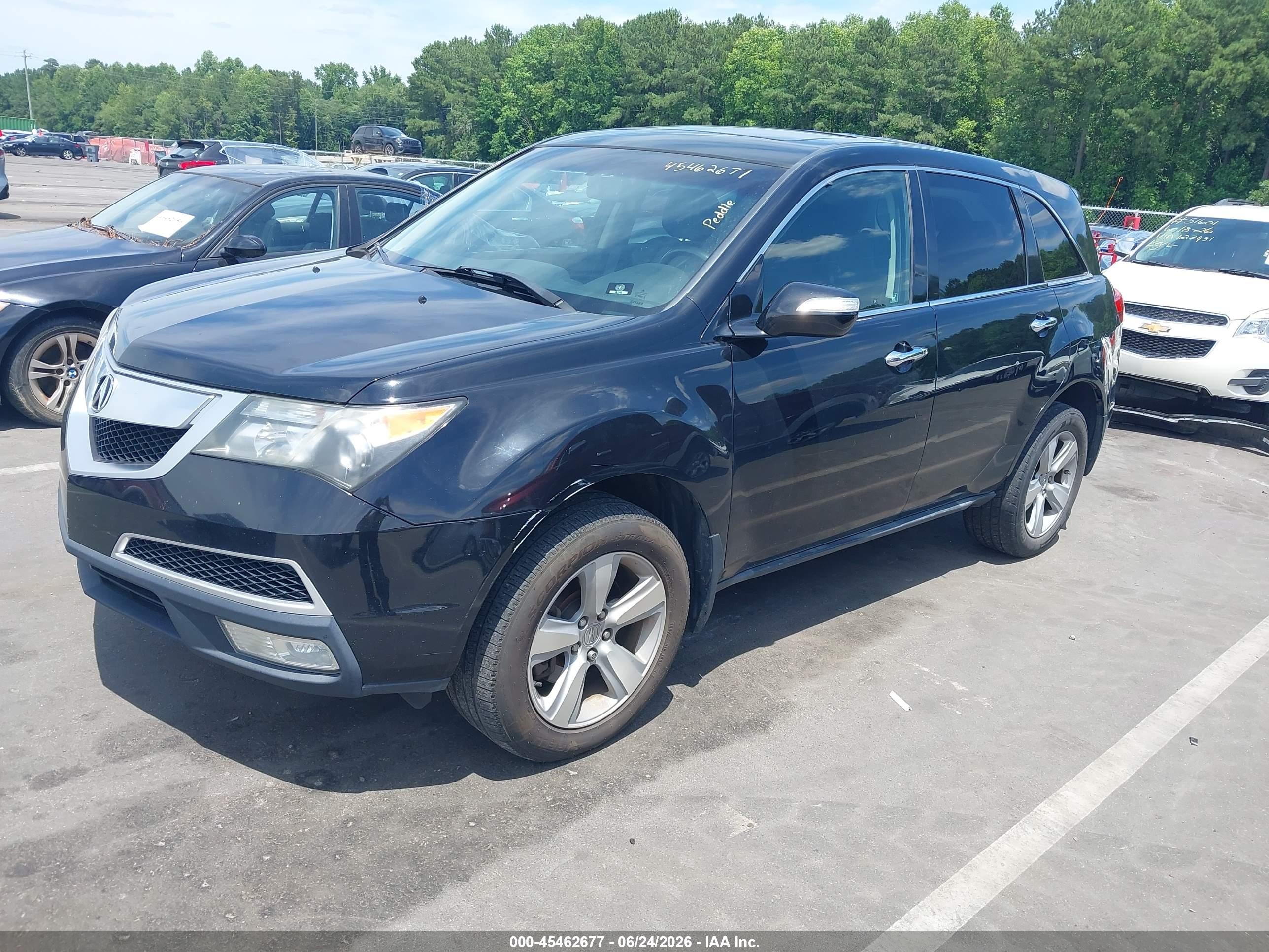 2010 Acura Mdx   Black vin: 2HNYD2H23AH533640