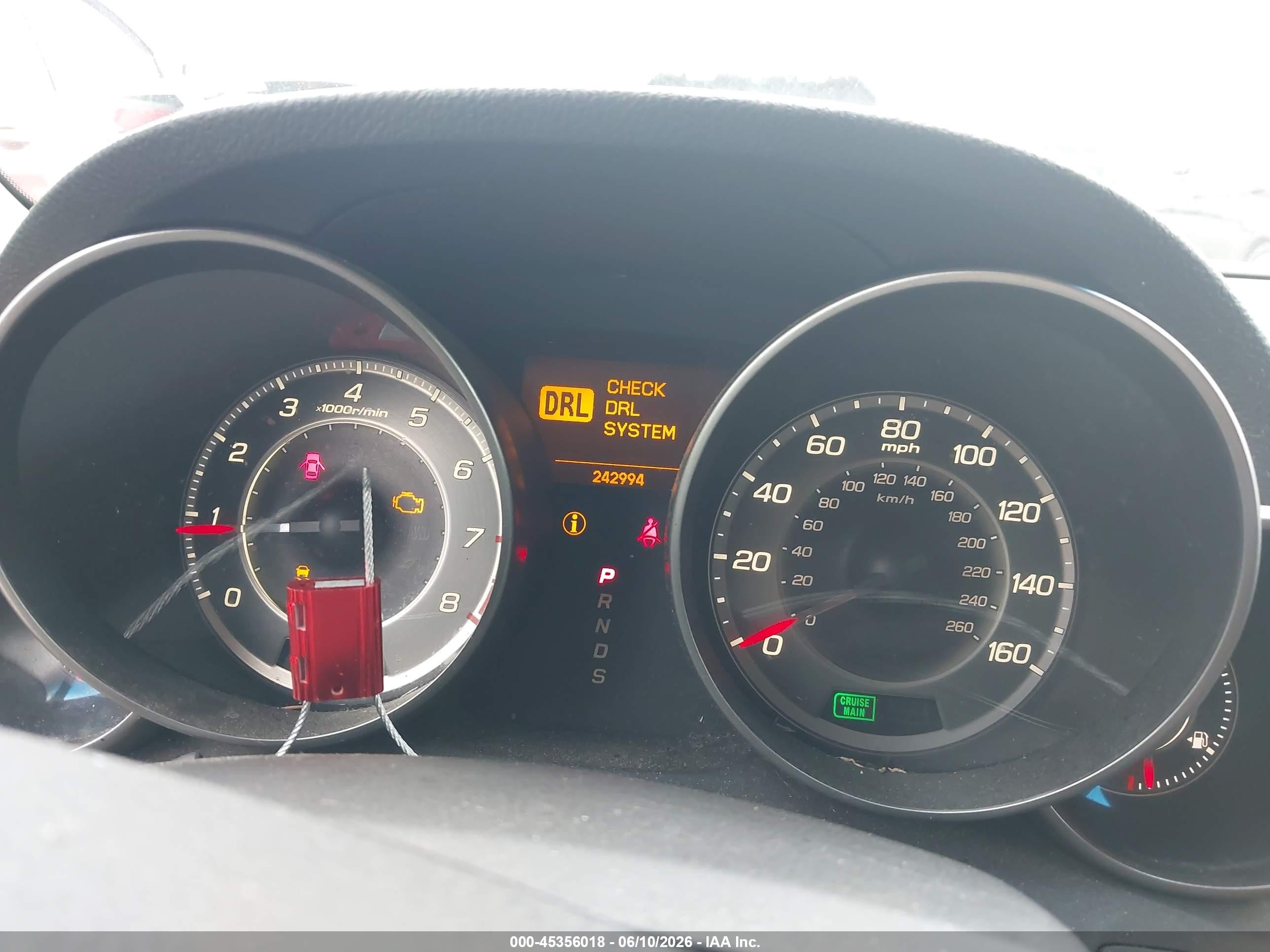 2010 Acura Mdx   Black vin: 2HNYD2H23AH533914