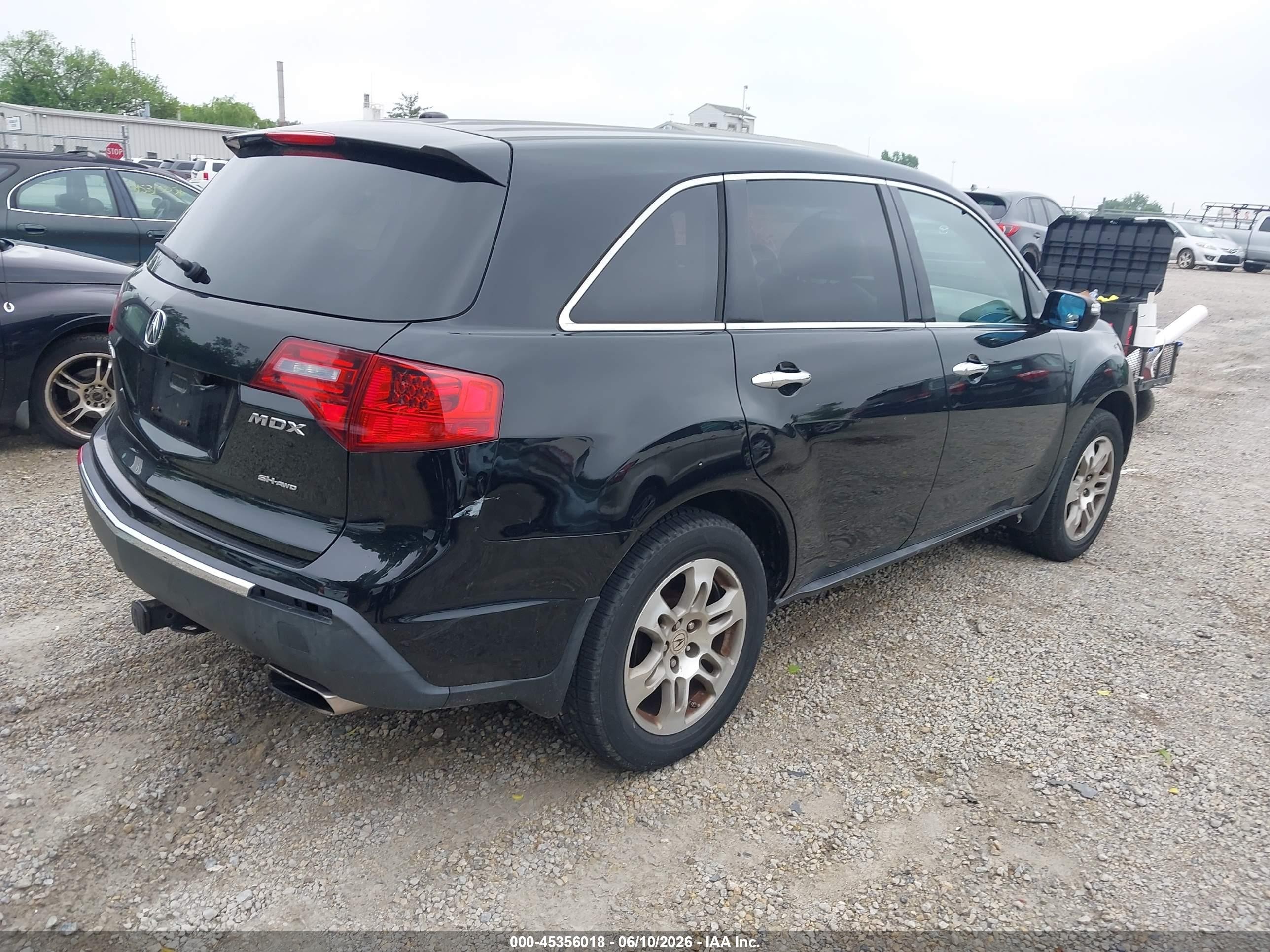 2010 Acura Mdx   Black vin: 2HNYD2H23AH533914