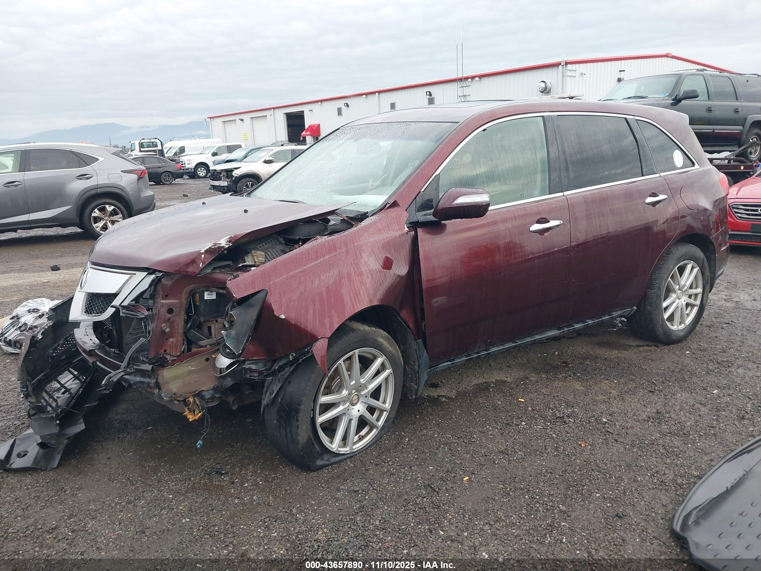 2012 Acura Mdx   Maroon vin: 2HNYD2H23CH526061