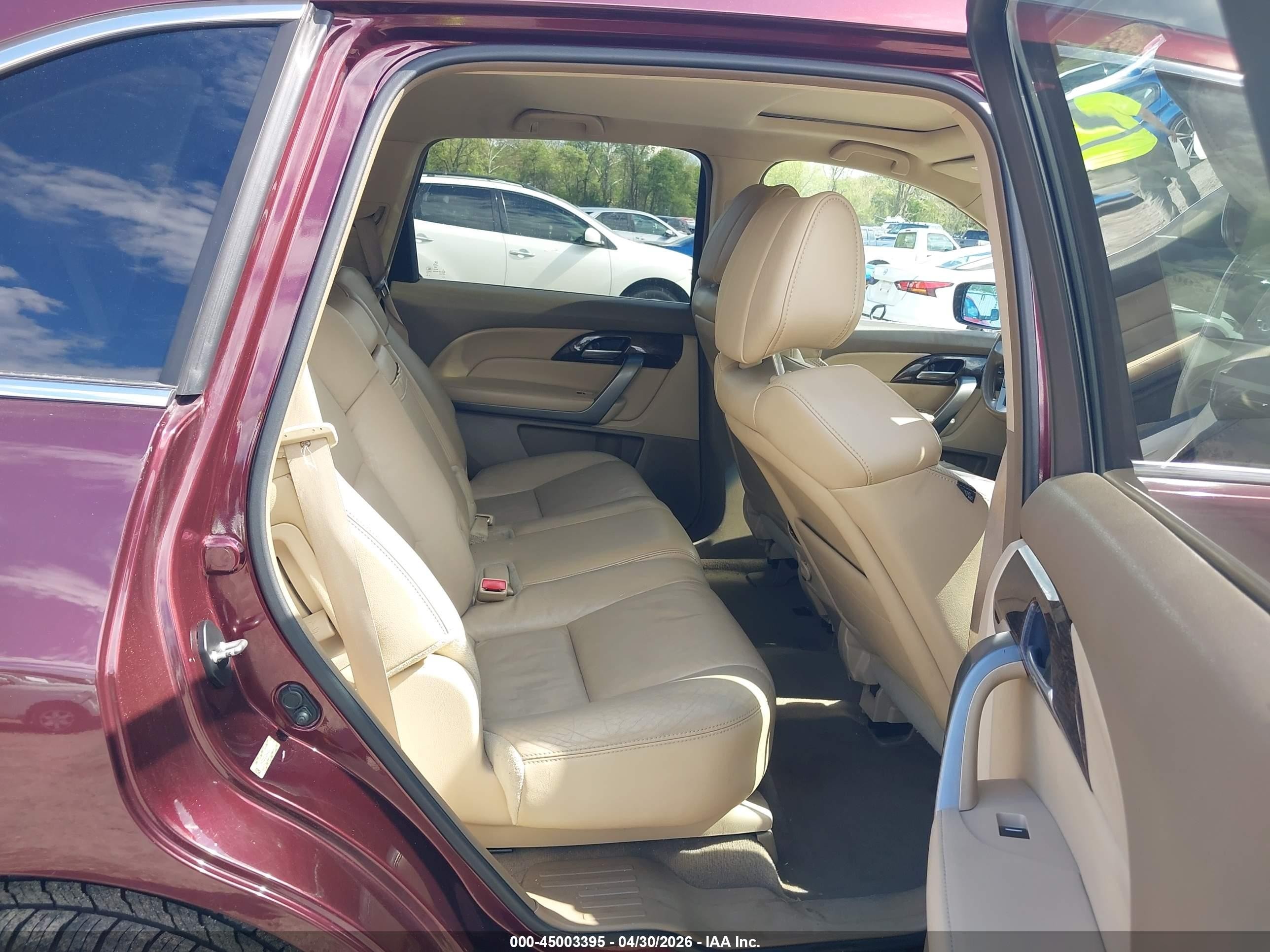 2012 Acura Mdx   Maroon vin: 2HNYD2H23CH546262