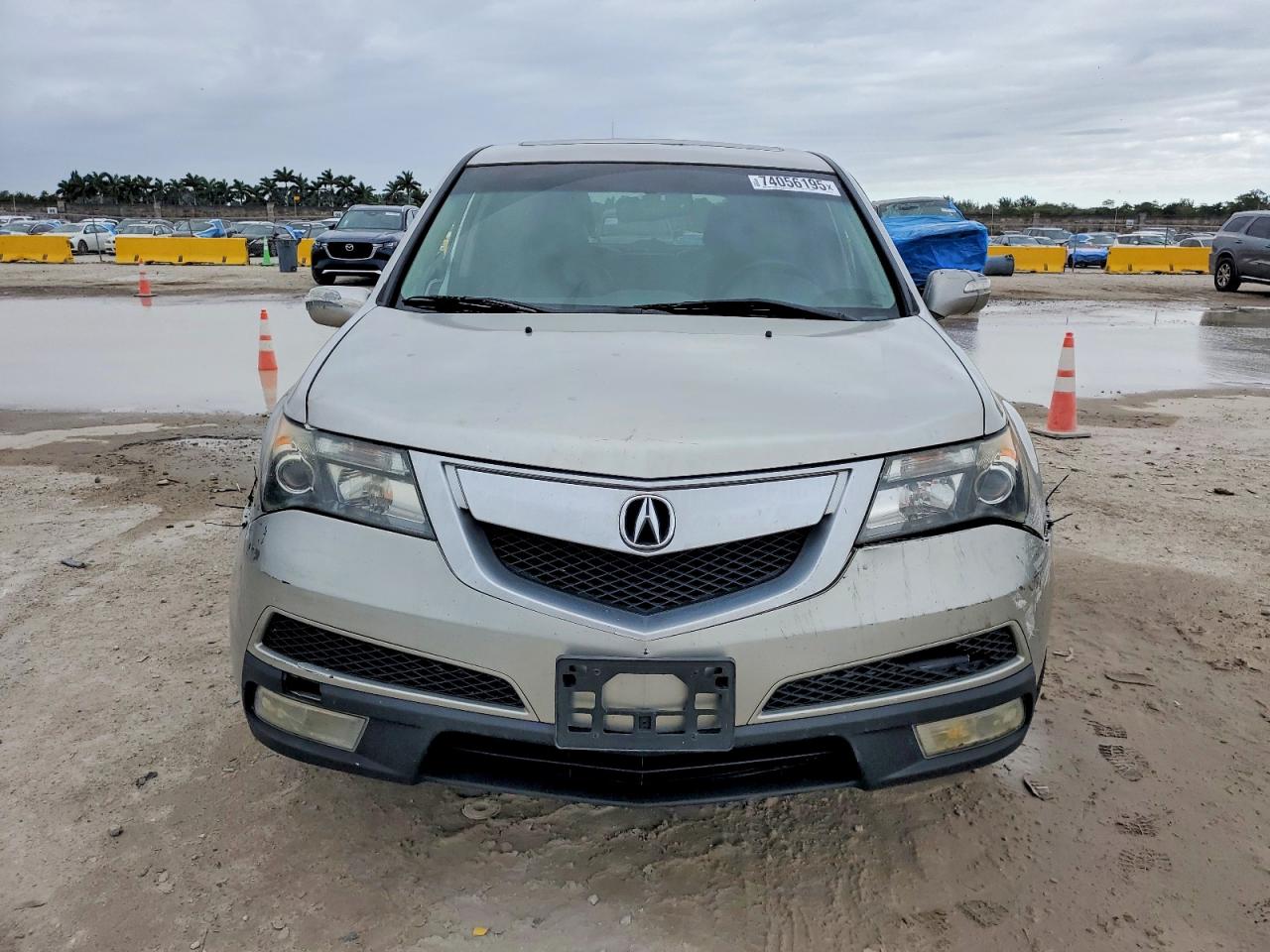 2012 Acura Mdx Beige vin: 2HNYD2H23CH548903