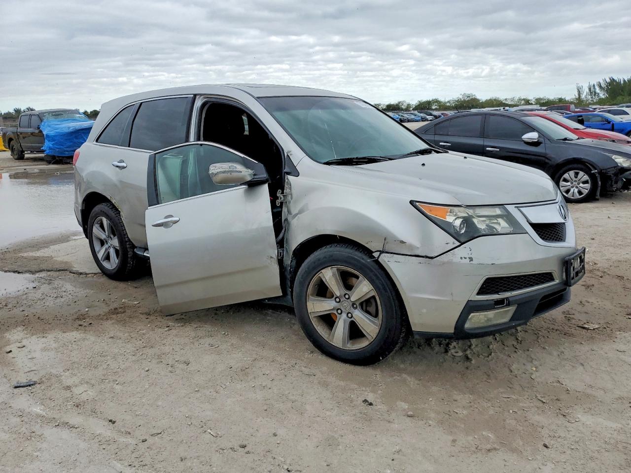 2012 Acura Mdx Beige vin: 2HNYD2H23CH548903
