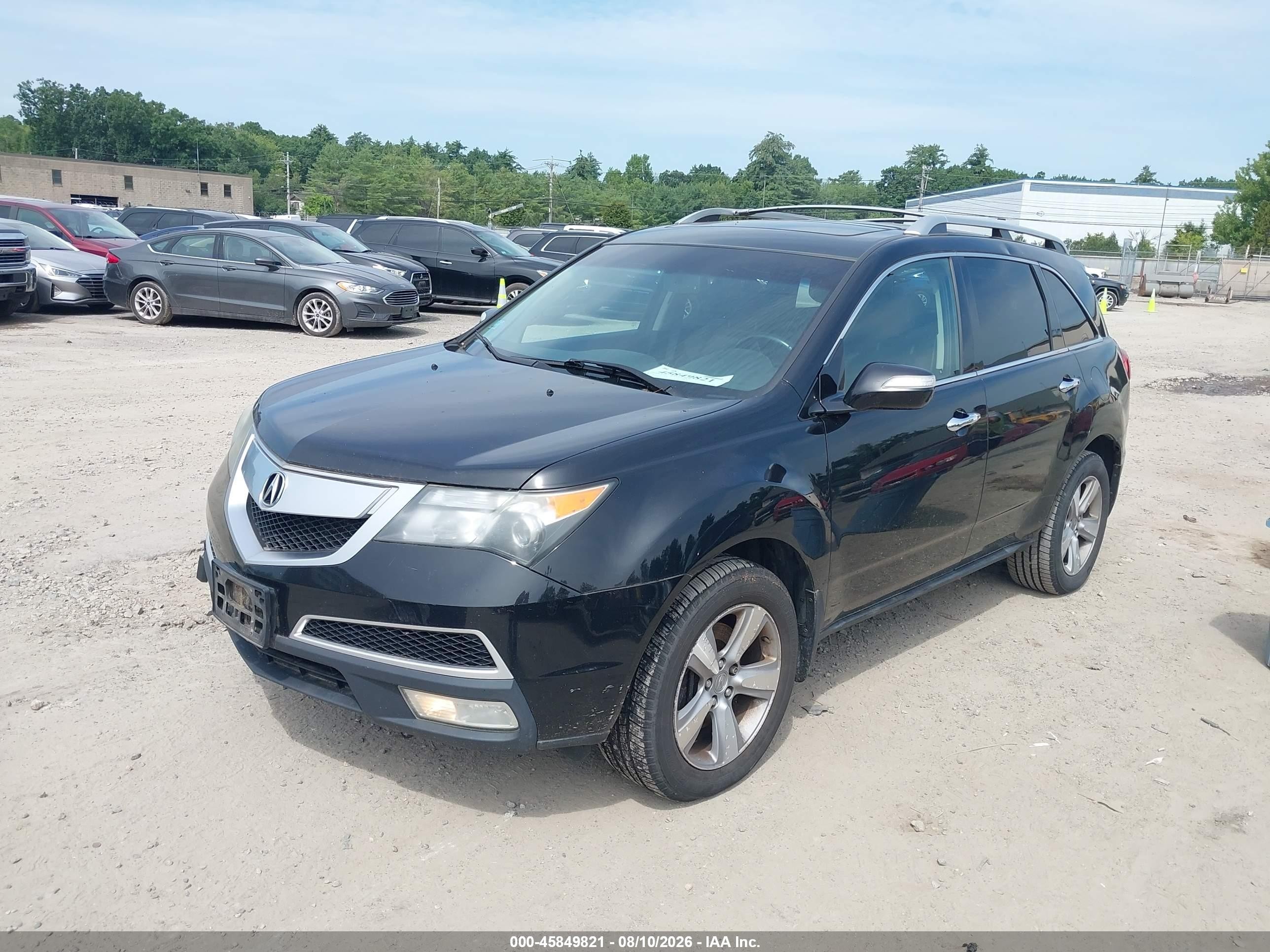 2013 Acura Mdx   Black vin: 2HNYD2H23DH502280