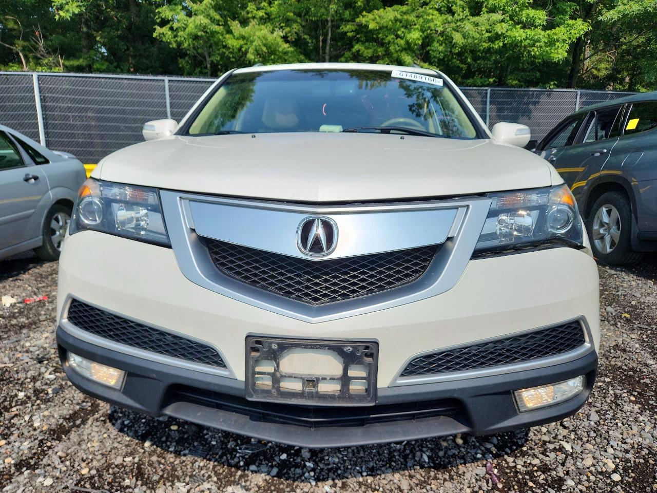 2013 Acura Mdx White vin: 2HNYD2H23DH519709