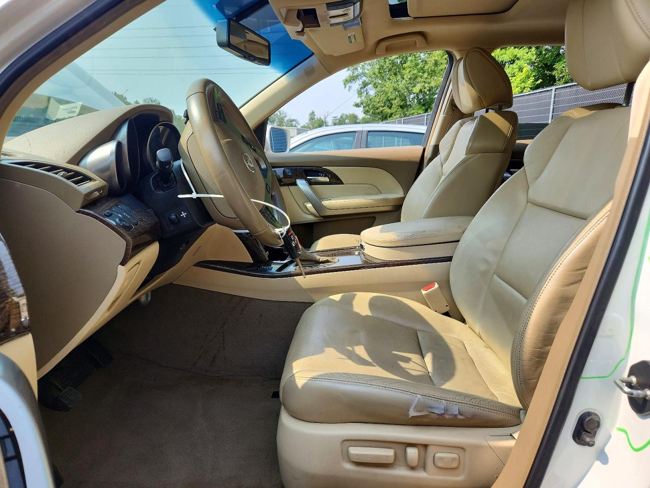 2013 Acura Mdx White vin: 2HNYD2H23DH519709